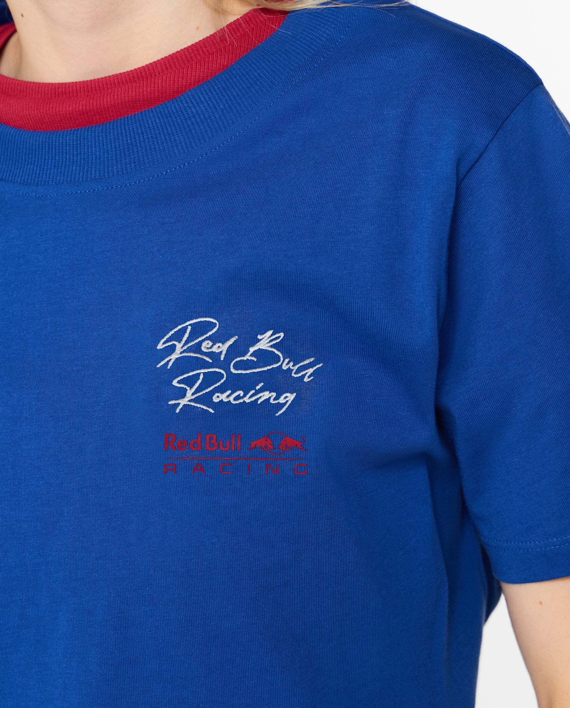 Camiseta de mujer espalda estampada fit relaxed red bull racing - Pepe Jeans - Azul eléctrico Azul eléctrico-4