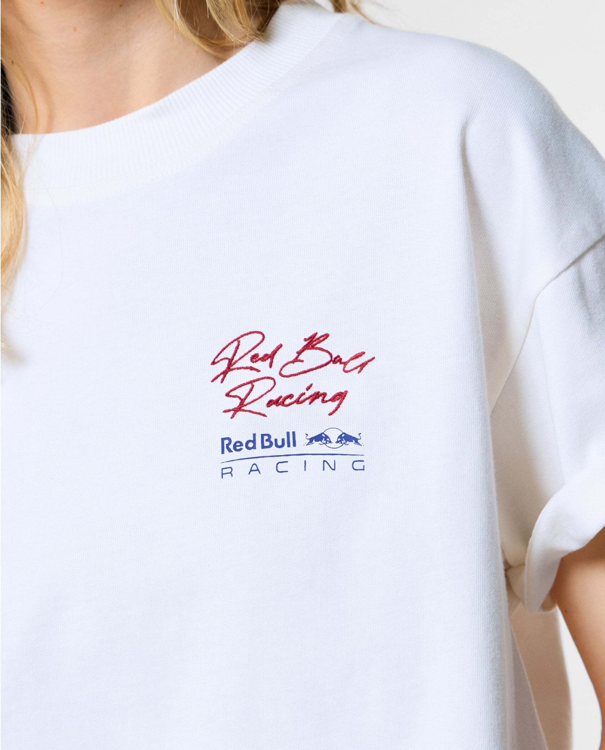 Camiseta de mujer espalda estampada fit relaxed red bull racing - Pepe Jeans - Blanco Blanco-4