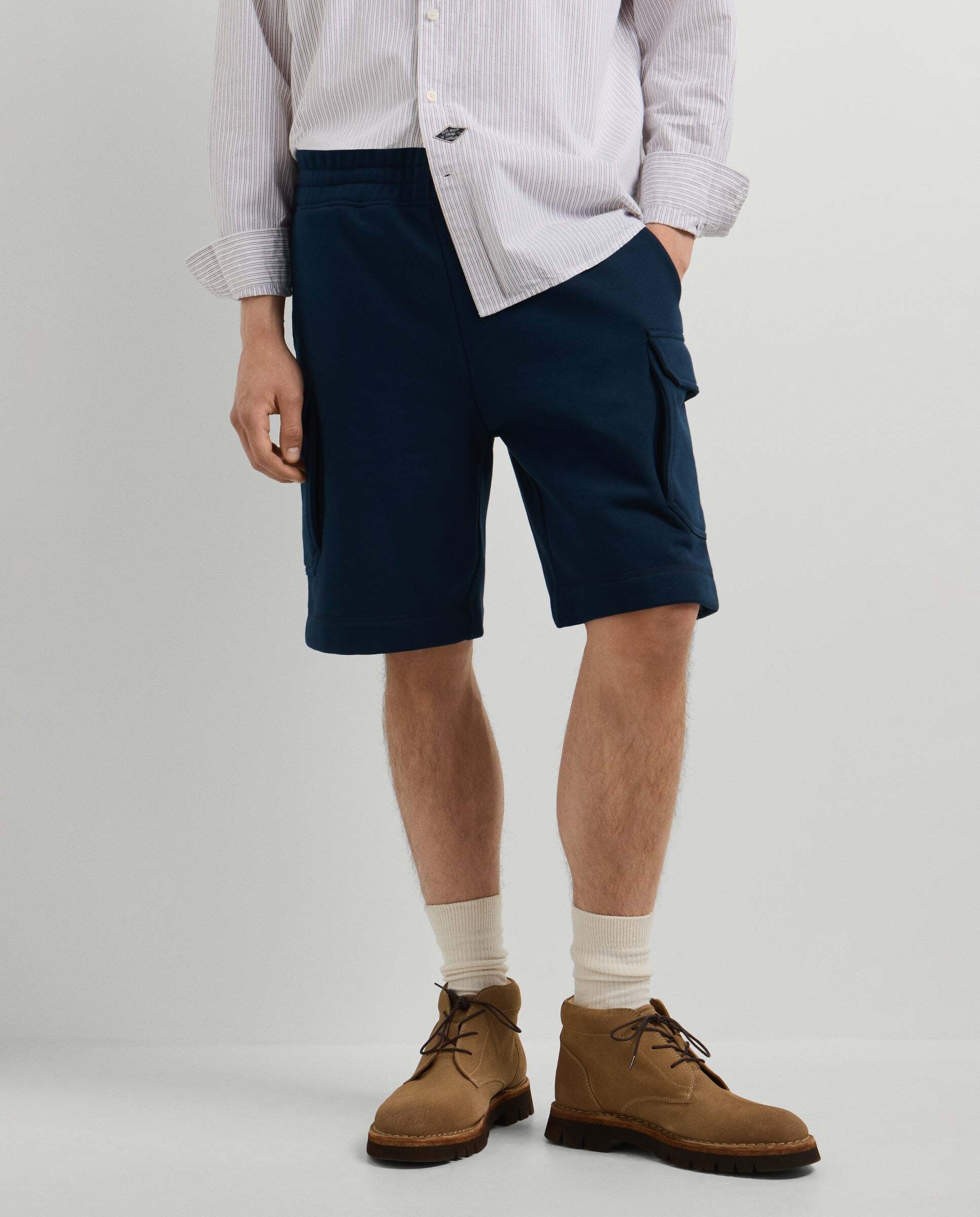 Bermuda de hombre jogger cargo - Pepe Jeans - Azul Azul-2
