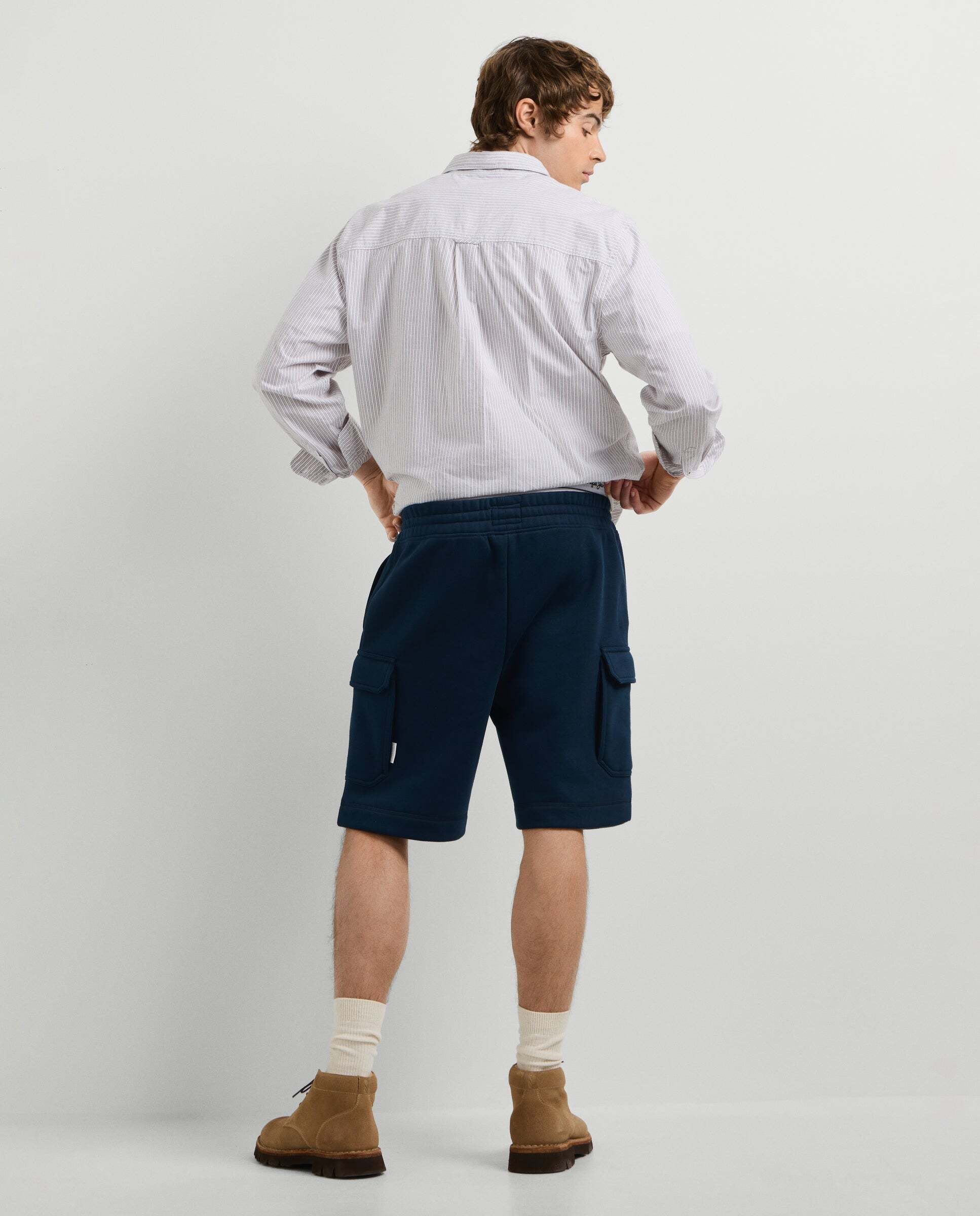Bermuda de hombre jogger cargo - Pepe Jeans - Azul Azul-3