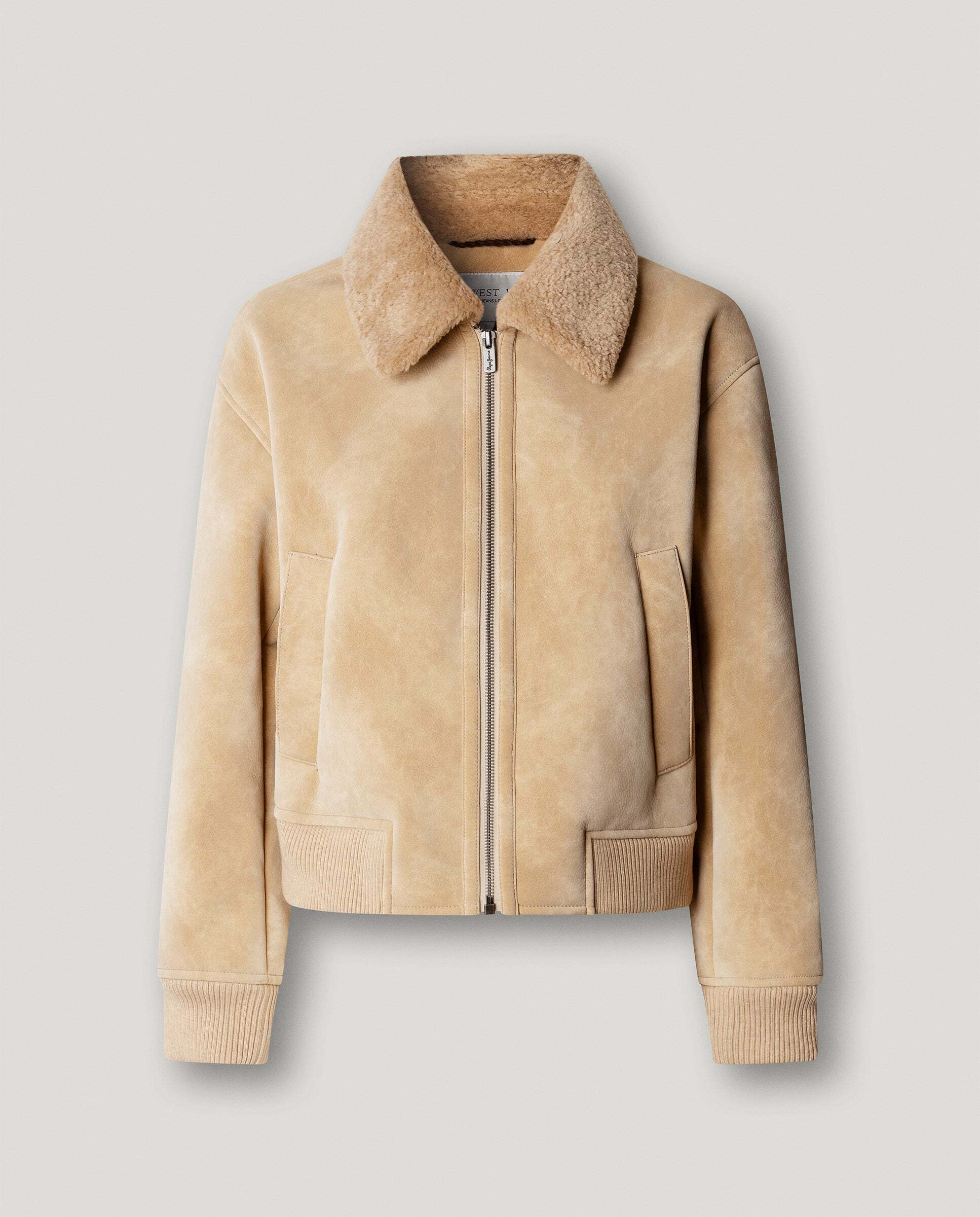 W11 lele - Pepe Jeans - cazadora de mujer bomber efecto piel - Blanco Blanco-6