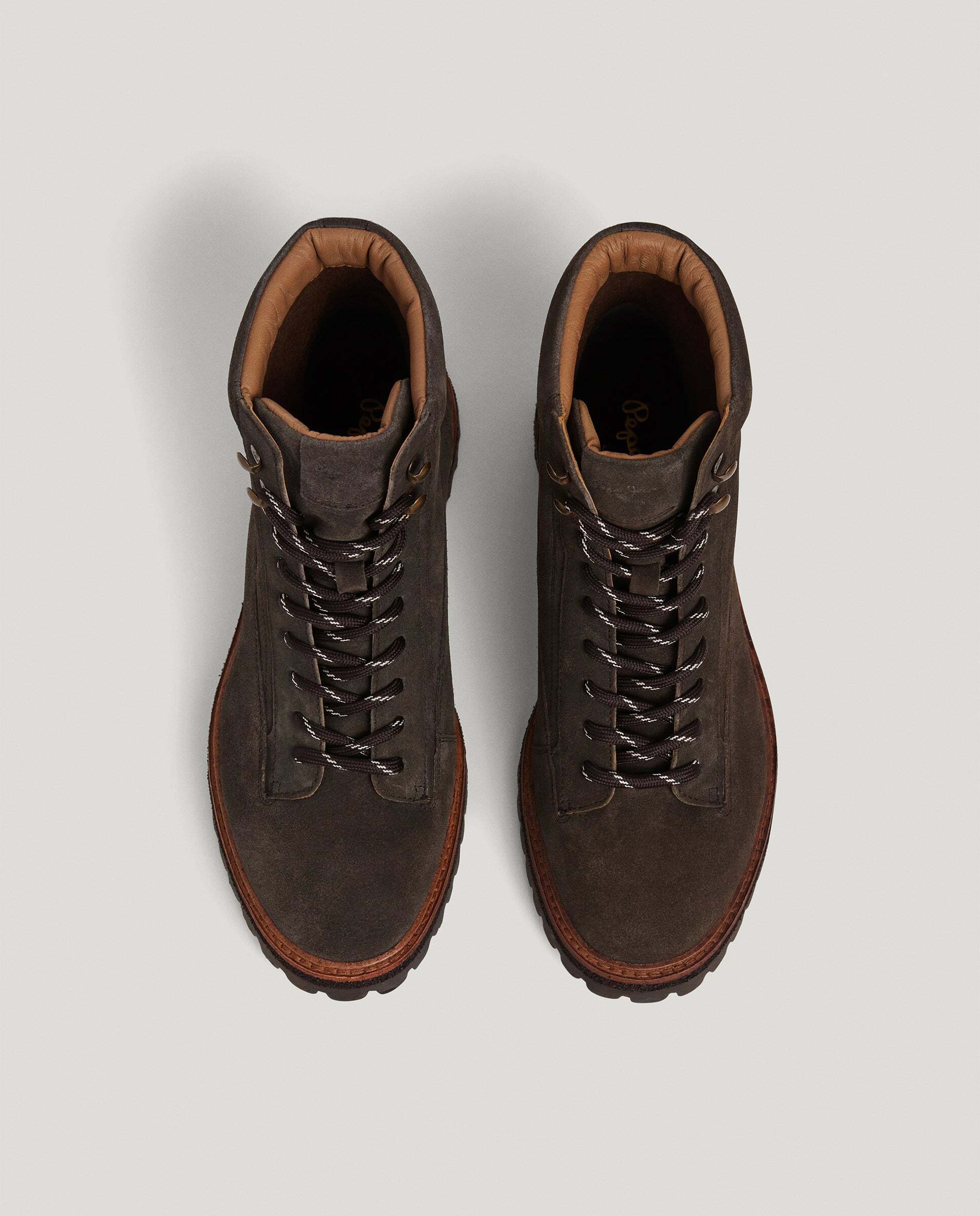 Imagen 2 de Botas de hombre de ante cierre cordones - Pepe Jeans - Marrón Marrón