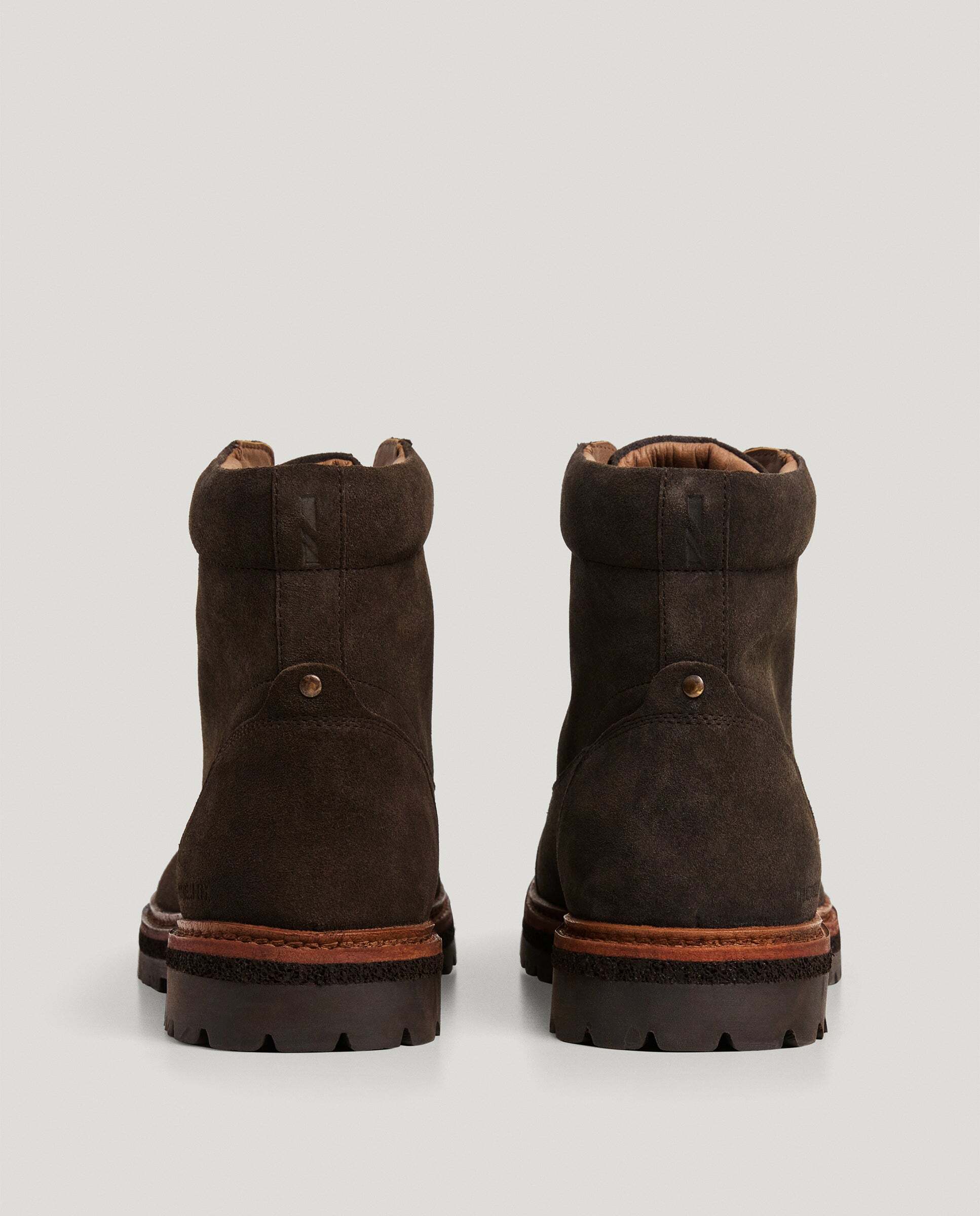 Imagen 5 de Botas de hombre de ante cierre cordones - Pepe Jeans - Marrón Marrón
