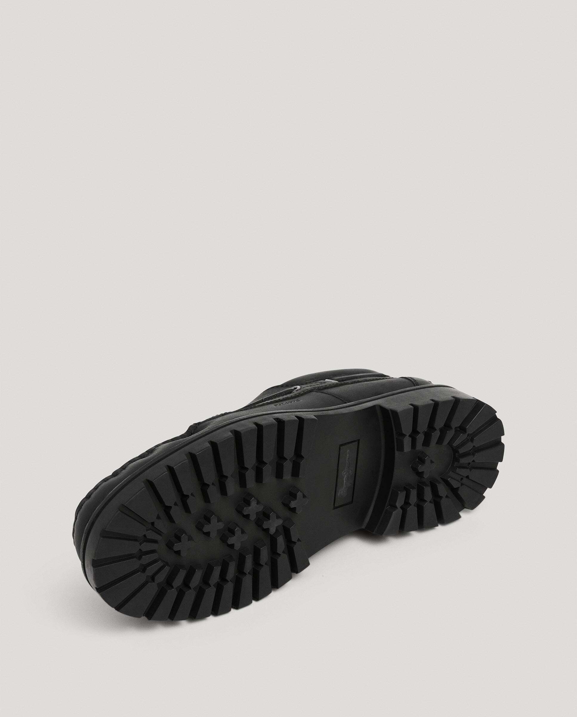 Imagen 6 de Zapatos de hombre náuticos 100% piel - Pepe Jeans - Negro Negro