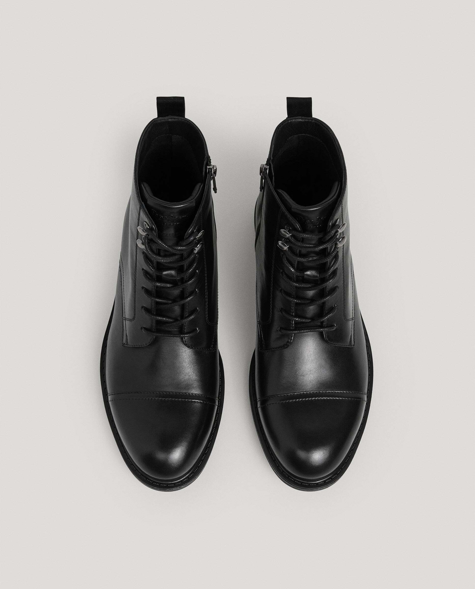 Imagen 2 de Botas de hombre cierre cordones 100% piel - Pepe Jeans - Negro Negro