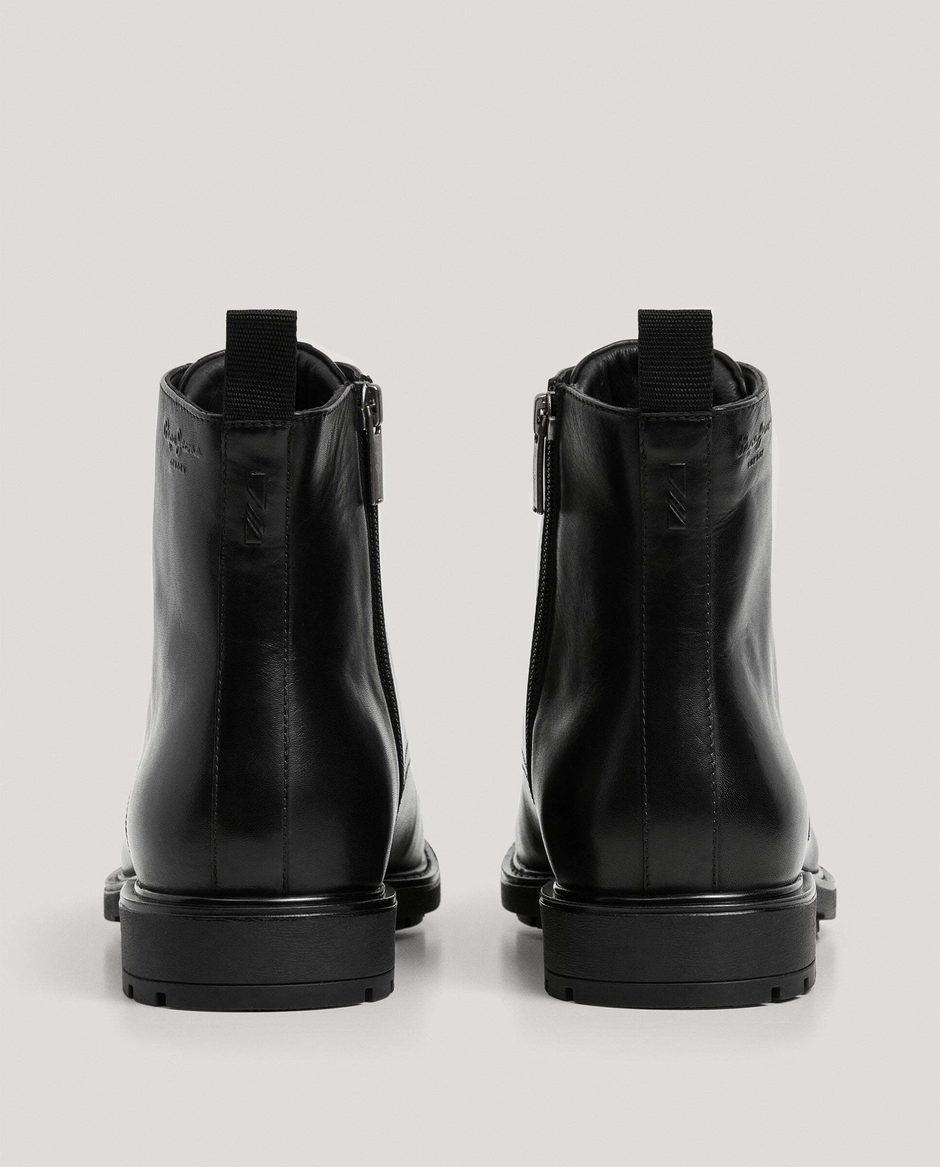 Imagen 5 de Botas de hombre cierre cordones 100% piel - Pepe Jeans - Negro Negro