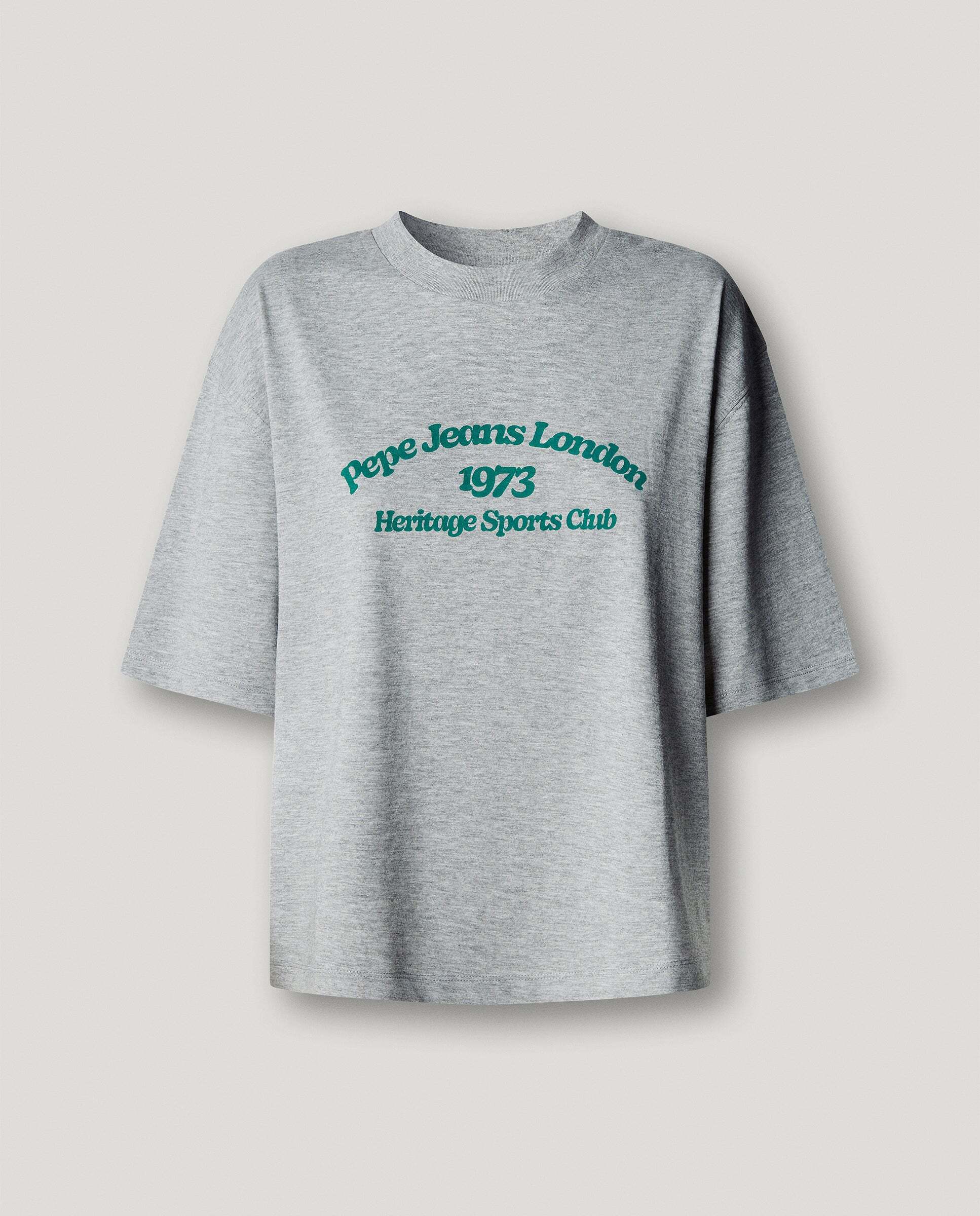 Camiseta de mujer gráfico estampado - Pepe Jeans - Gris Gris-7