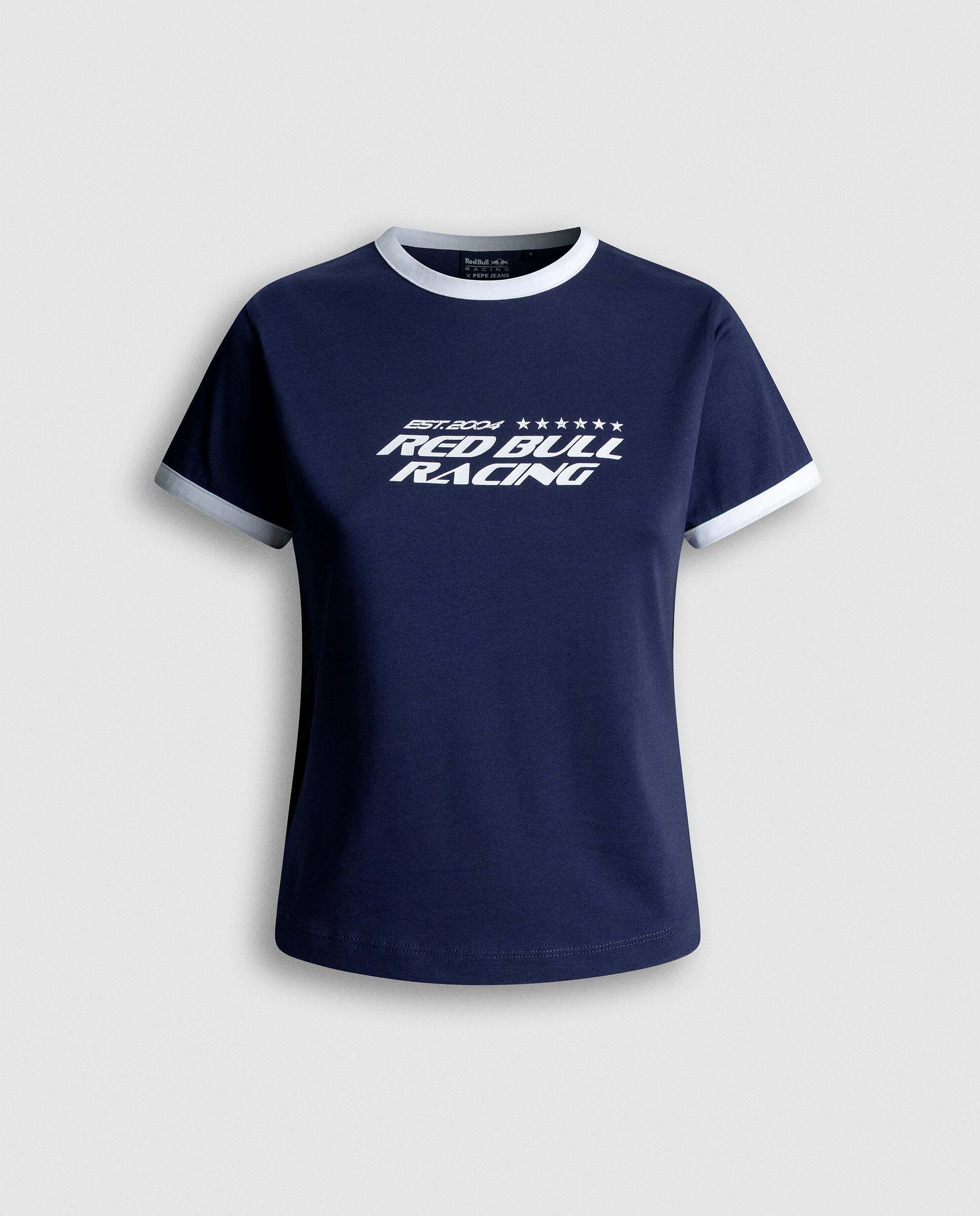 Camiseta de mujer color block con gráfico red bull racing - Pepe Jeans - Azul Azul-6