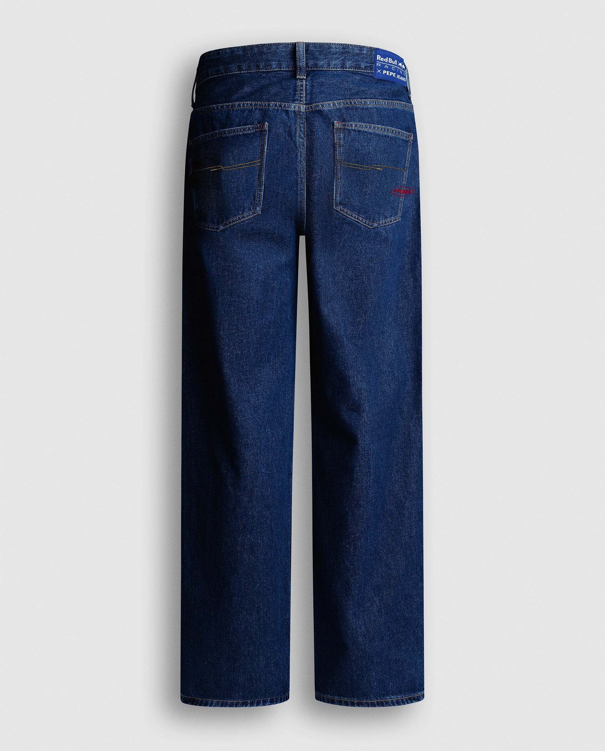 Imagen 5 de Vaquero de hombre fit loose con logo estampado red bull racing - Pepe Jeans - Azul marino Azul marino
