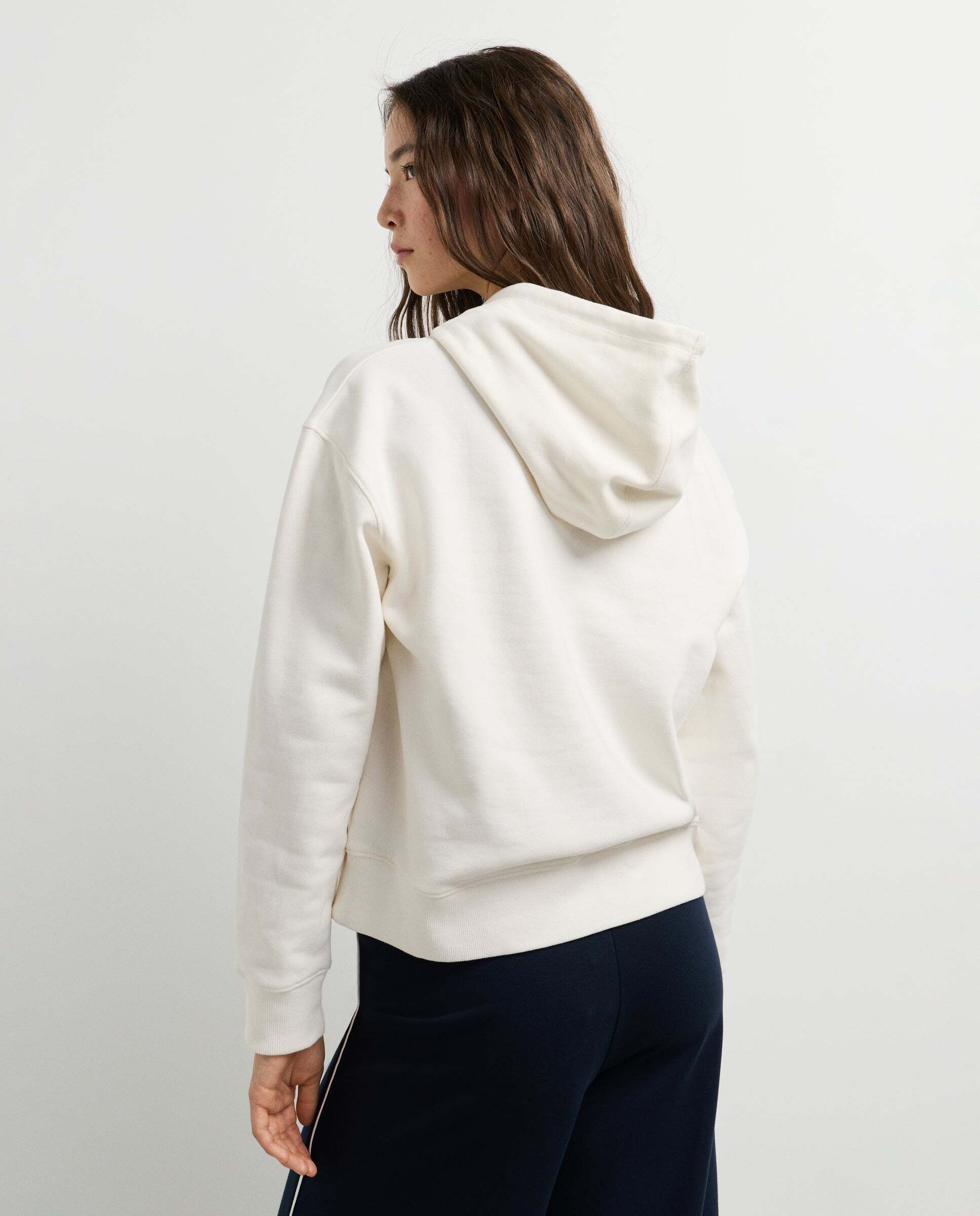 Sudadera con capucha de mujer con logo - Pepe Jeans - Blanco Blanco-2