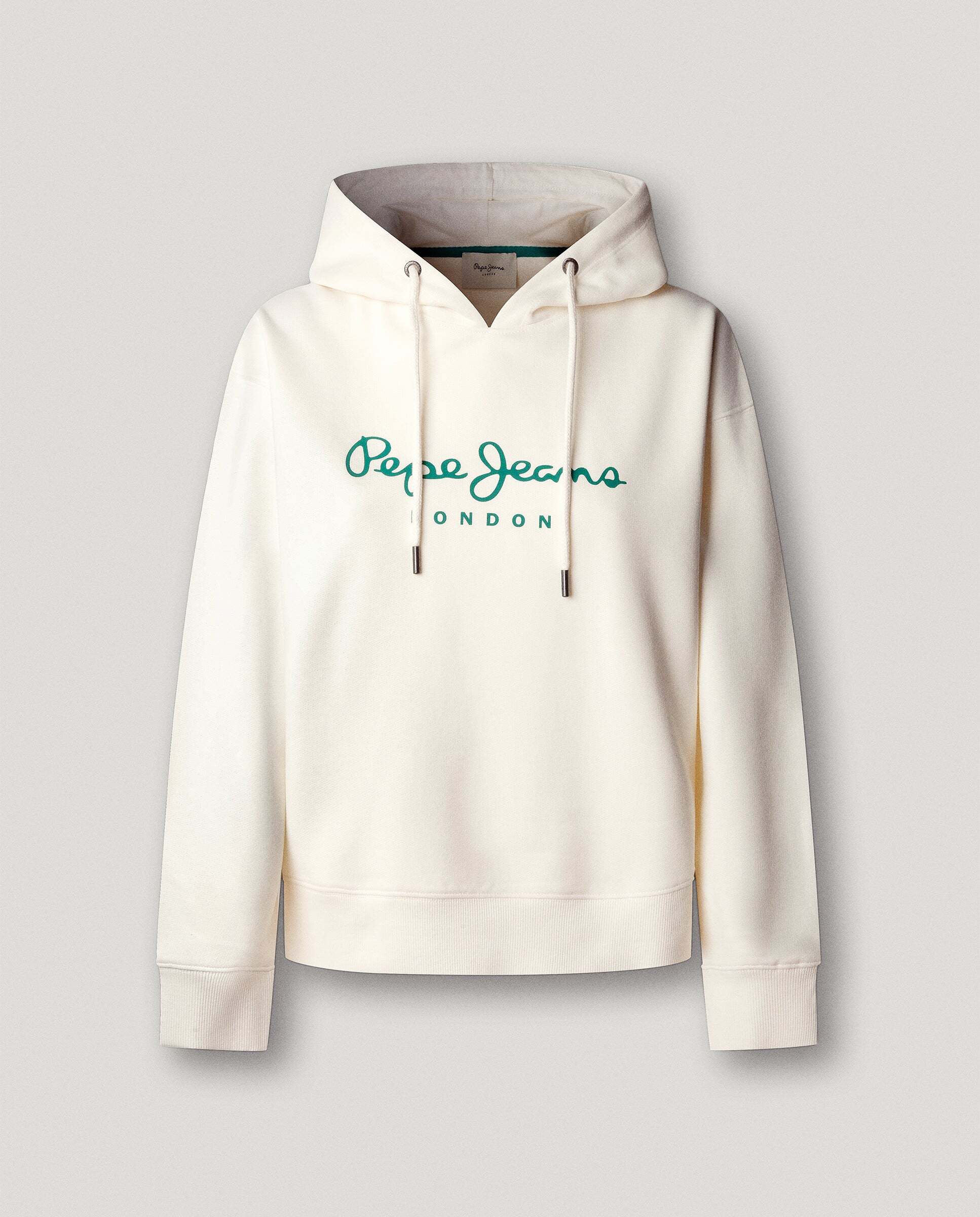 Sudadera con capucha de mujer con logo - Pepe Jeans - Blanco Blanco-7