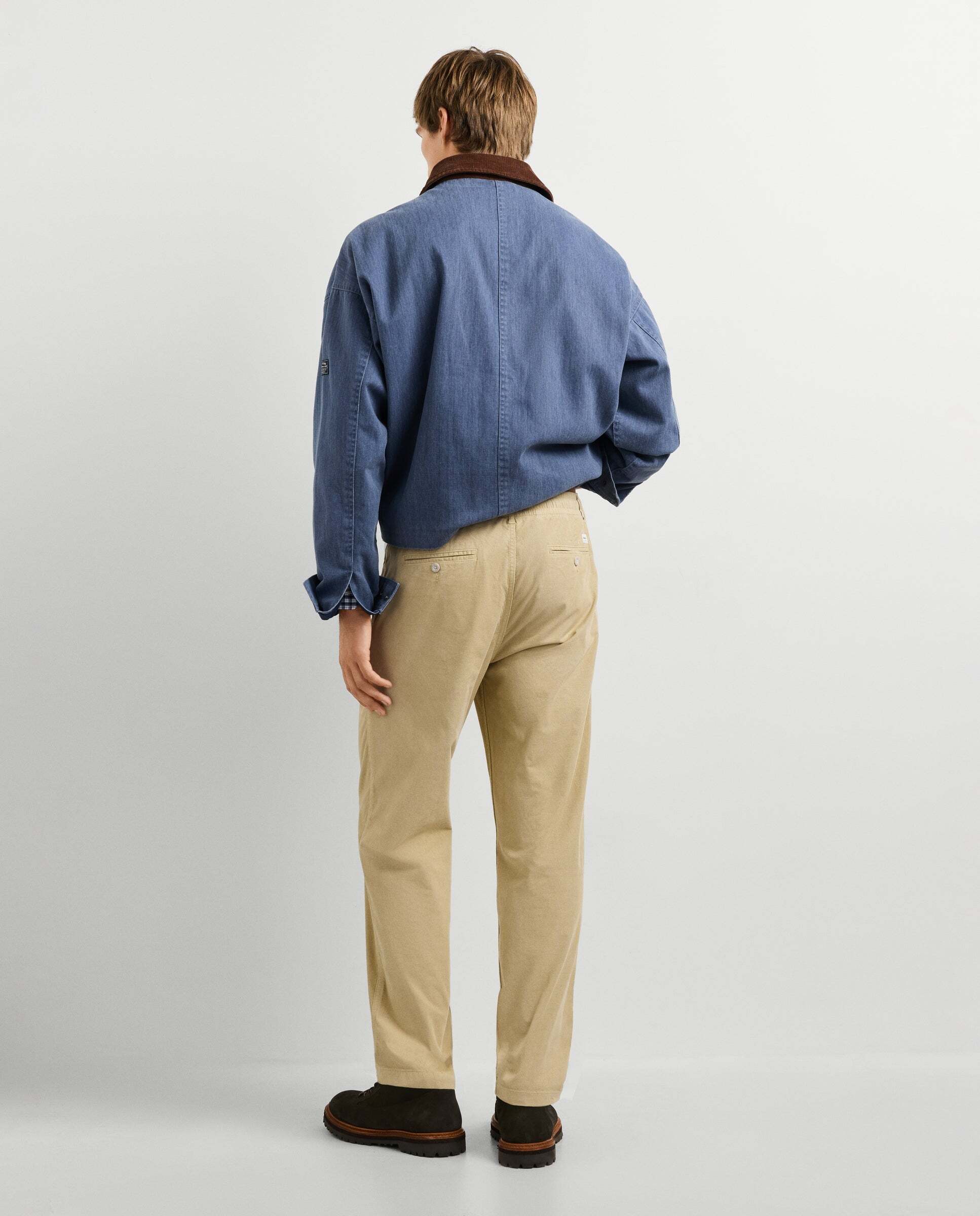 Pantalón de hombre chino pana fit relaxed - Pepe Jeans - Natural Natural-3