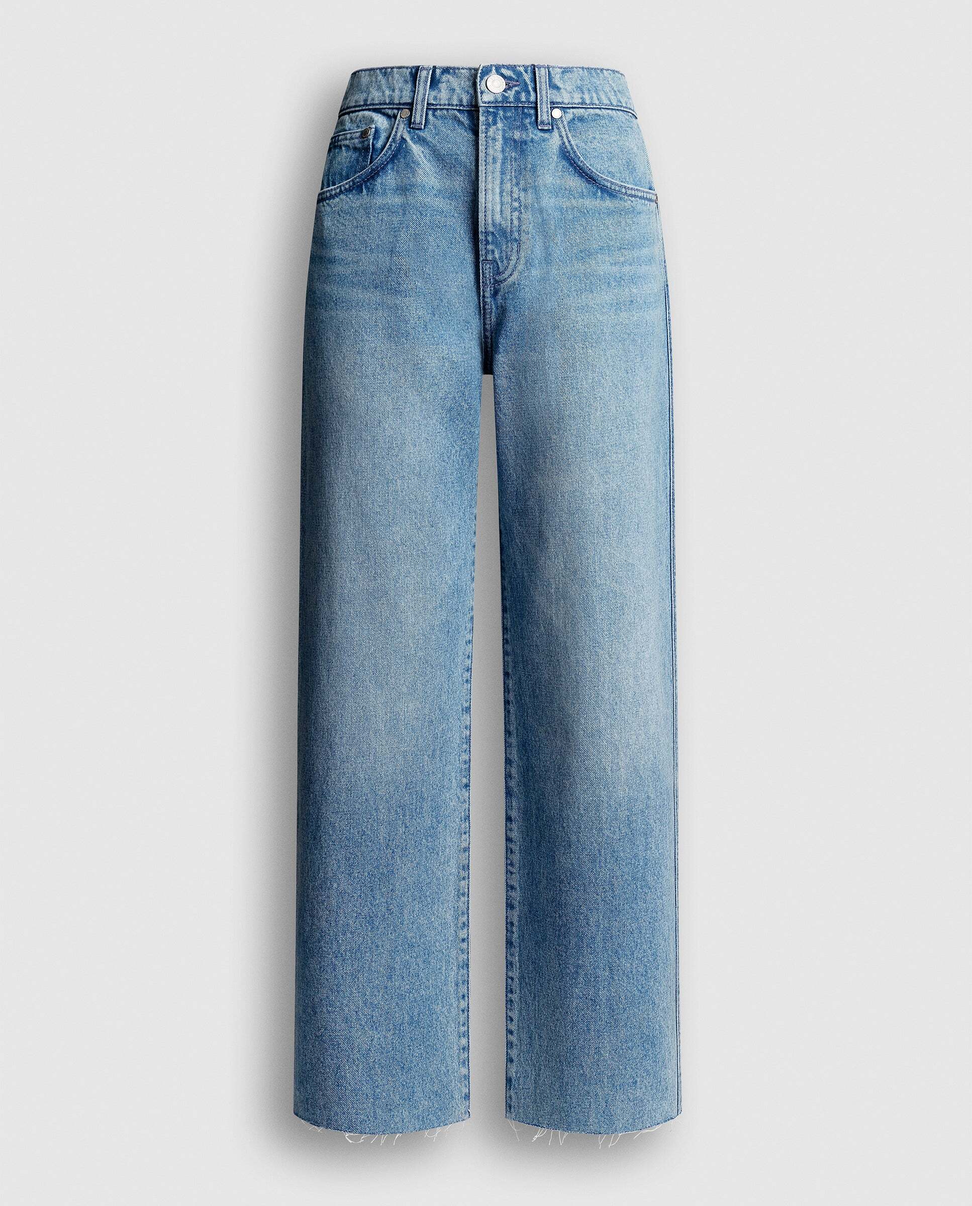 Vaquero de mujer fit wide y tiro medio red bull racing - Pepe Jeans - Azul denim Azul denim-6