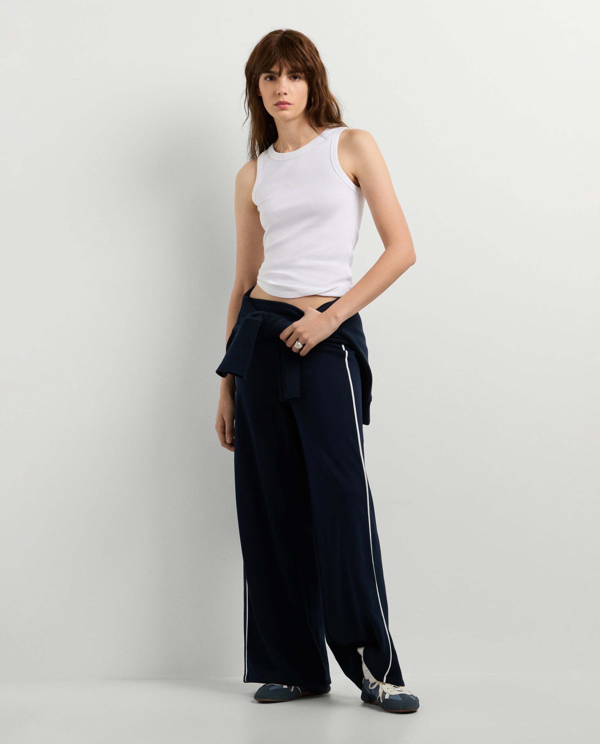 Imagen 2 de Top de mujer canalé sin mangas - Pepe Jeans - Blanco Blanco
