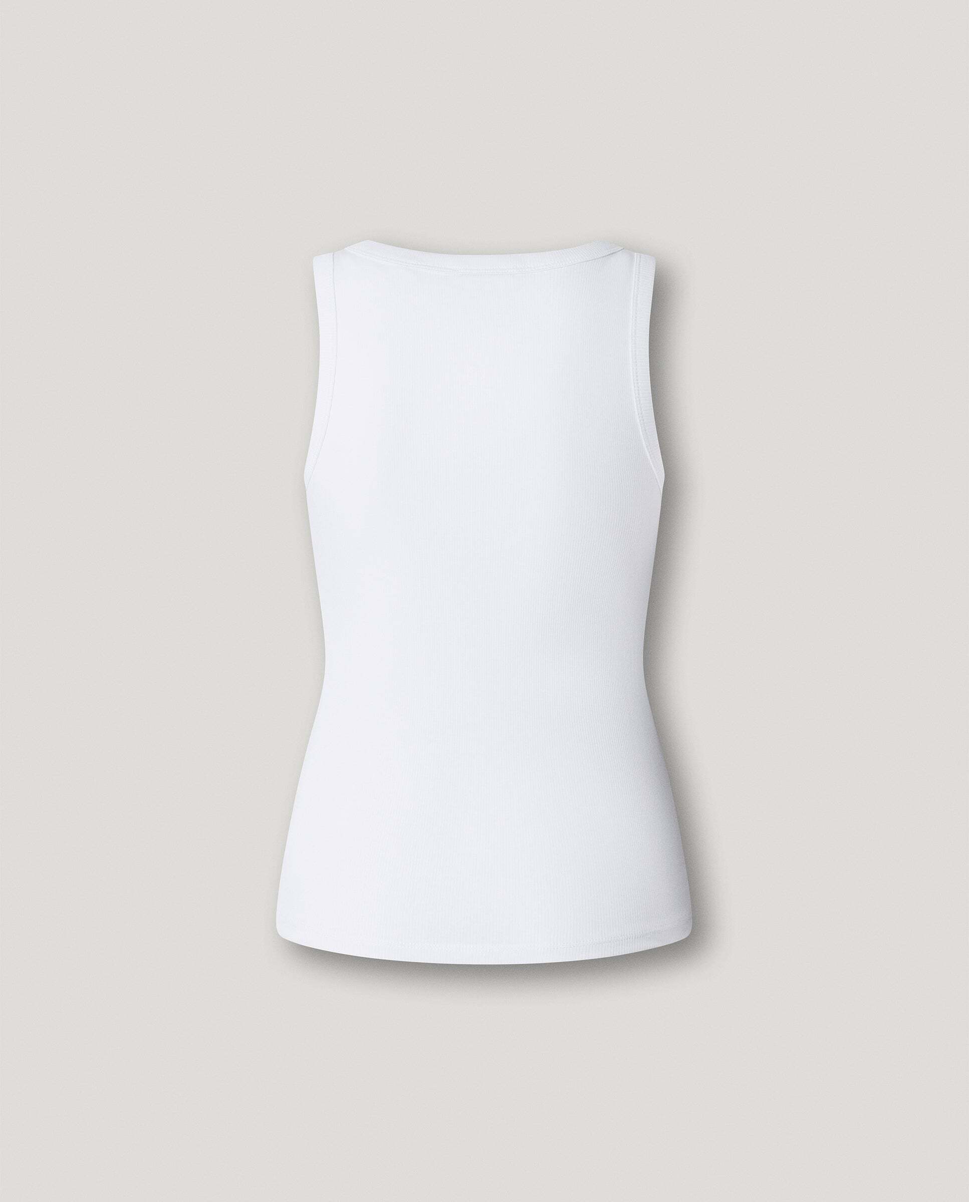 Imagen 6 de Top de mujer canalé sin mangas - Pepe Jeans - Blanco Blanco