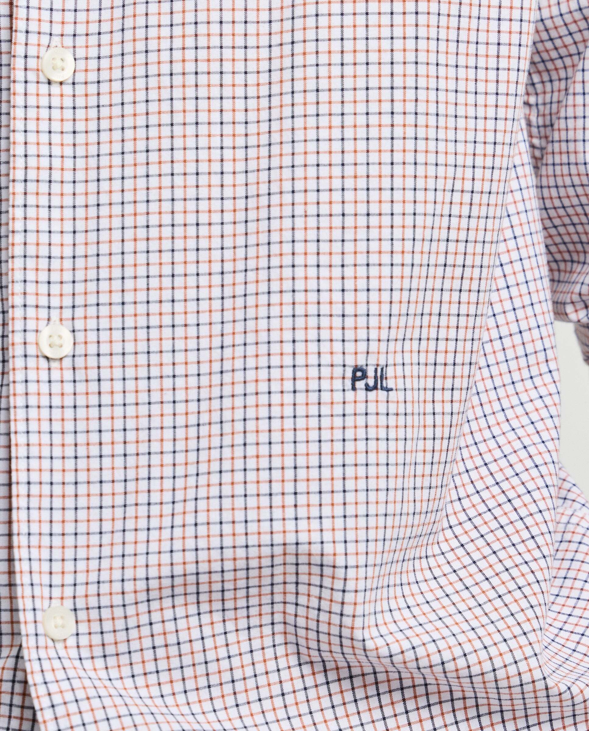 Camisa de hombre sarga cuadros fit regular - Pepe Jeans - Blanco Blanco-5