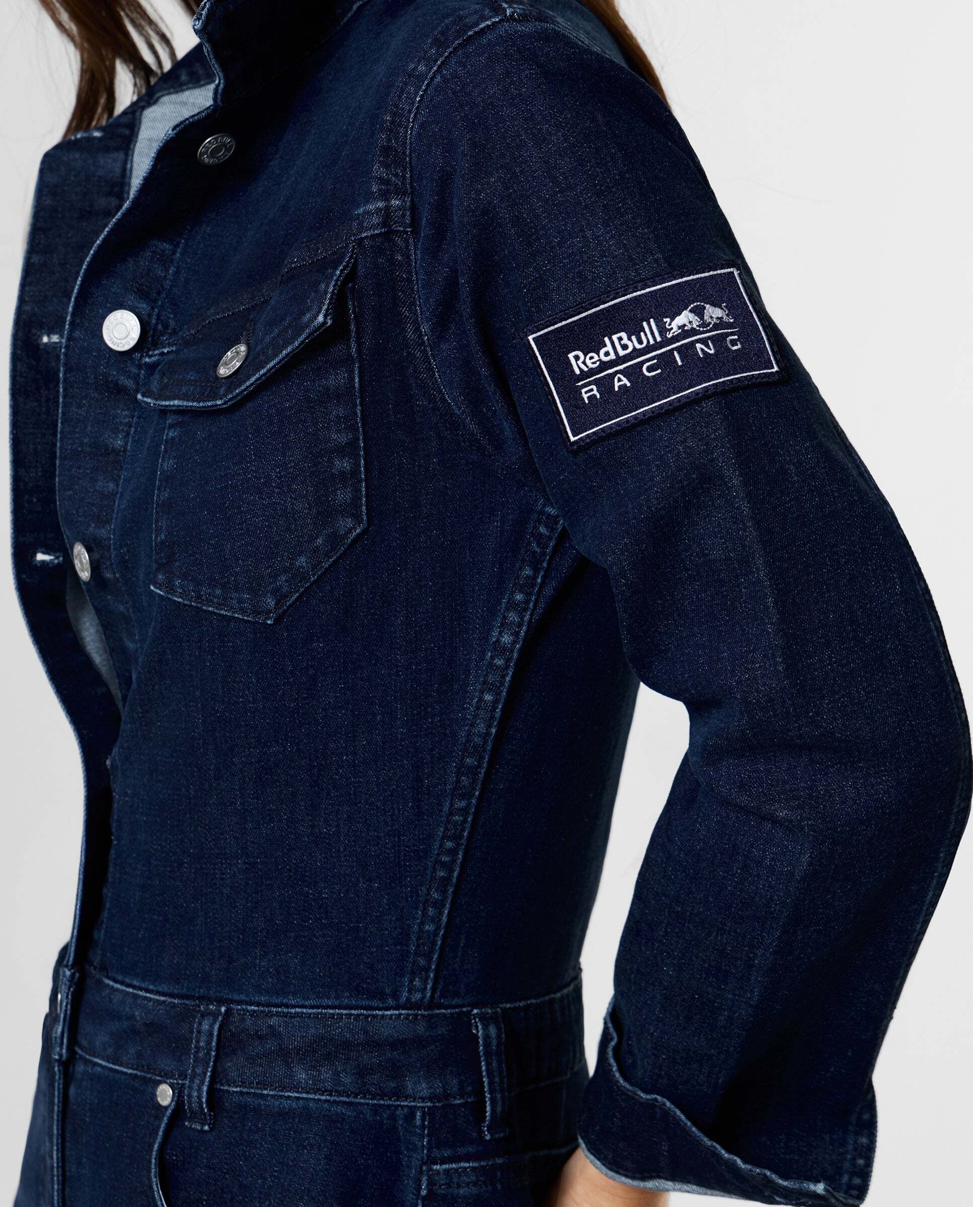 Mono de mujer largo denim fit regular red bull racing - Pepe Jeans - Azul marino Azul marino-3