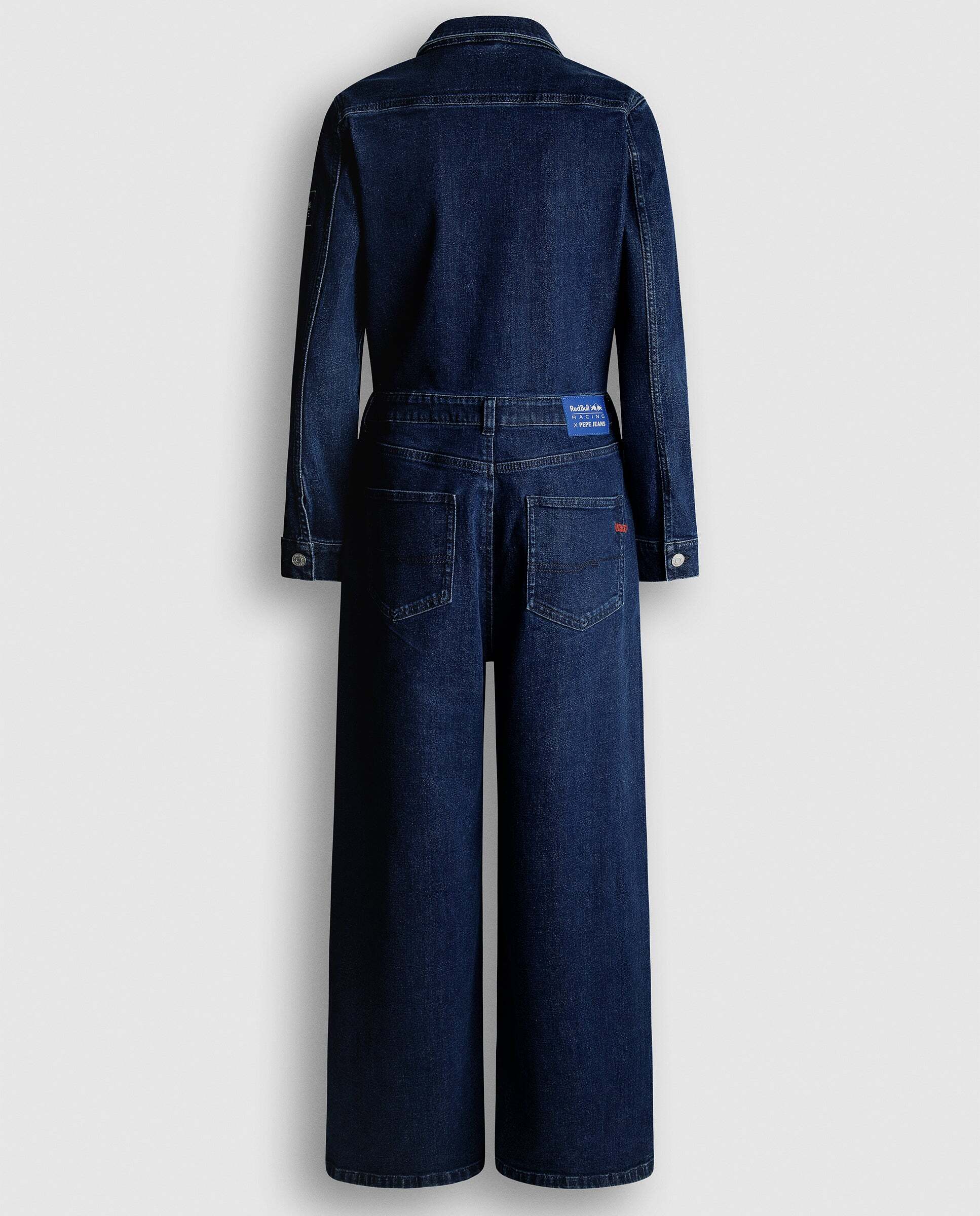 Mono de mujer largo denim fit regular red bull racing - Pepe Jeans - Azul marino Azul marino-5