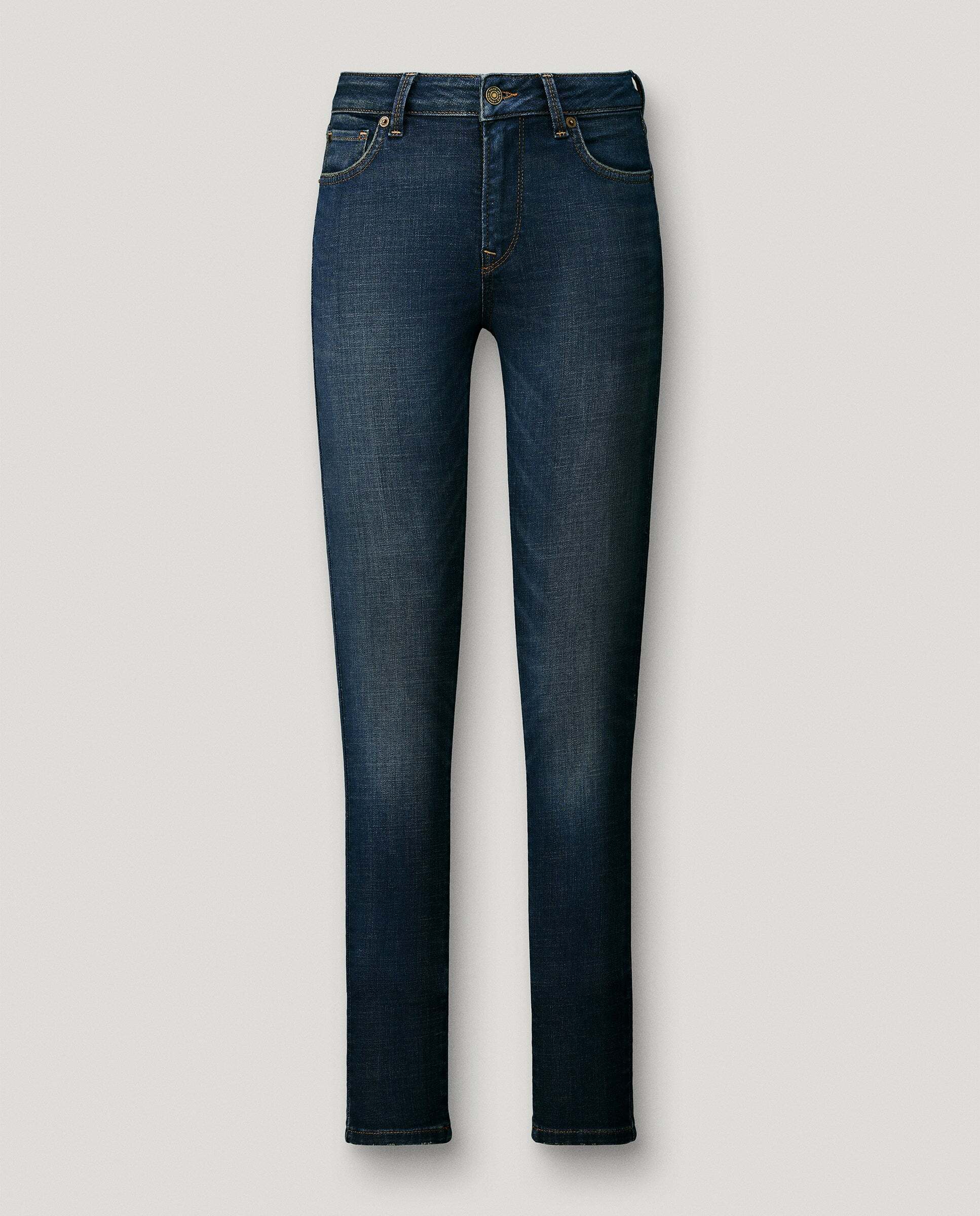 Vaquero de mujer fit skinny y tiro medio - Pepe Jeans - Negro Negro-9