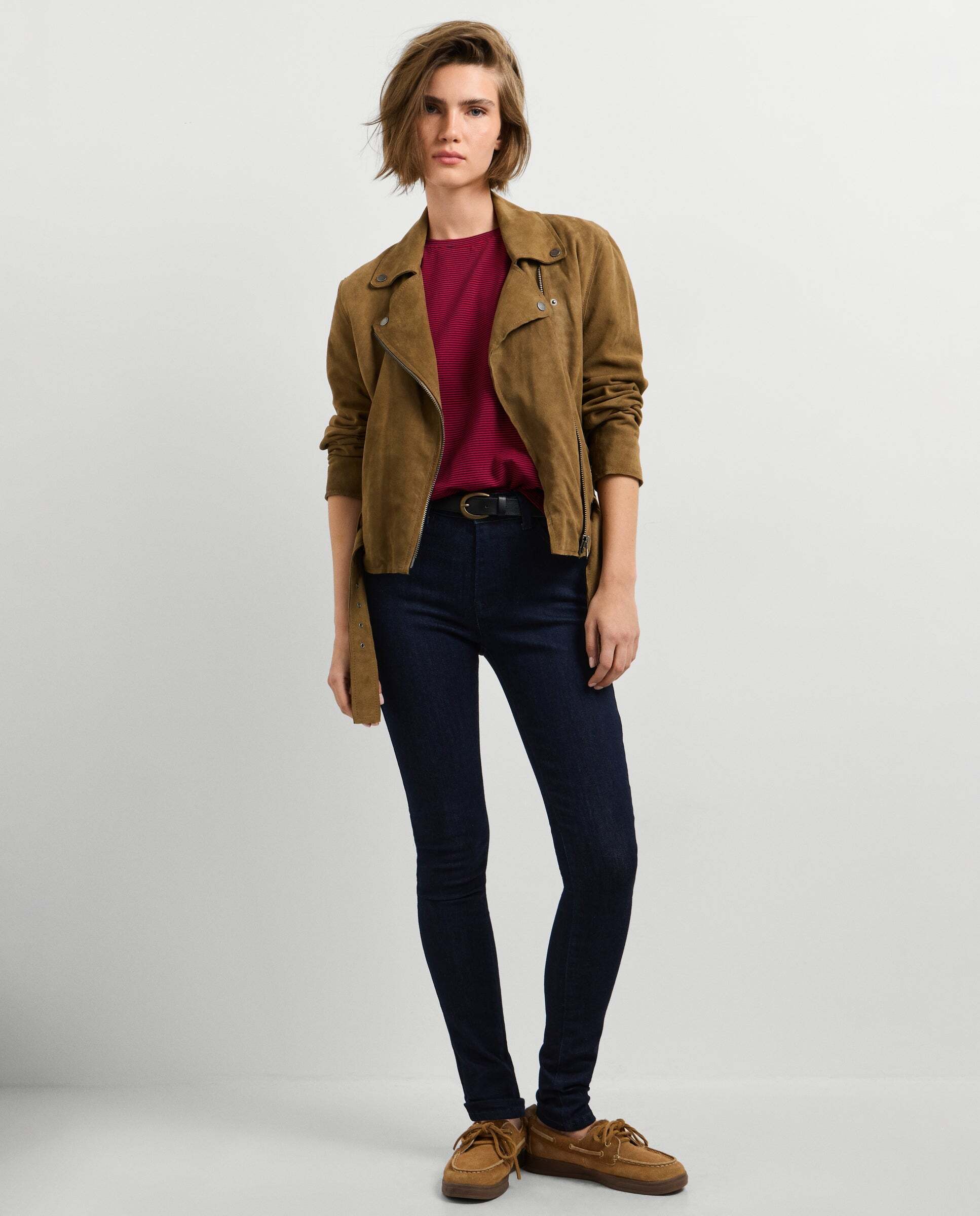 Vaquero de mujer fit skinny tiro medio - Pepe Jeans - Azul Azul-2
