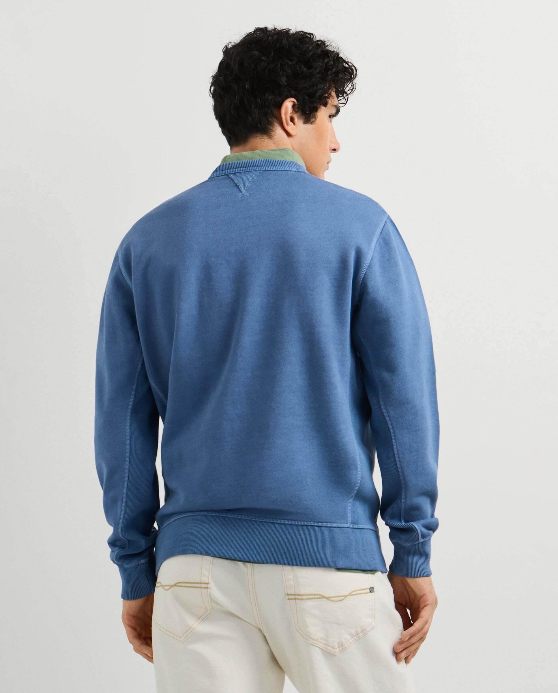 Sudadera de hombre cuello redondo fit regular - Pepe Jeans - Azul marino Azul marino-3