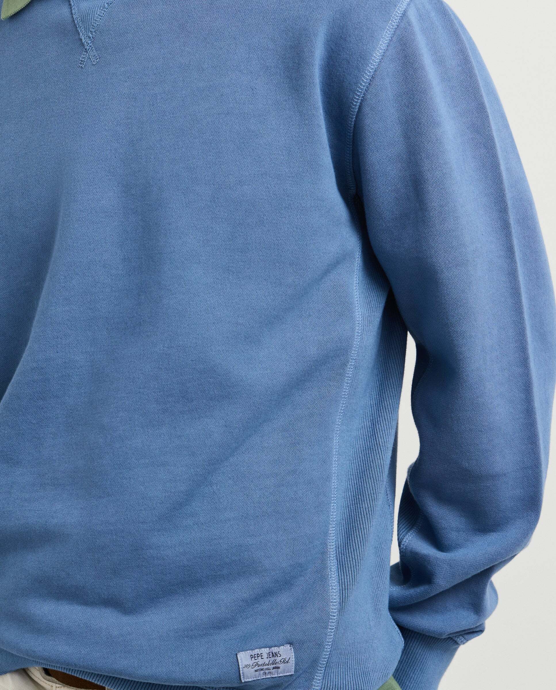 Sudadera de hombre cuello redondo fit regular - Pepe Jeans - Azul marino Azul marino-4