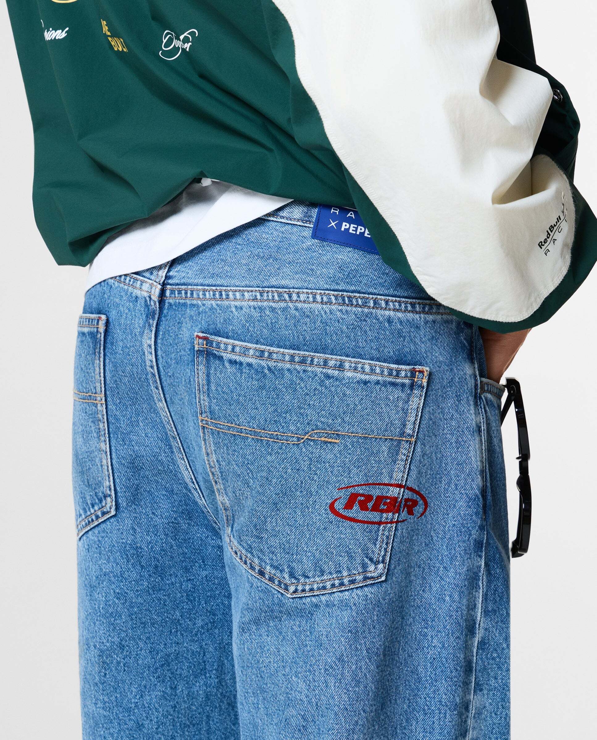 Imagen 4 de Jeans fit loose y tiro regular - Pepe Jeans - Azul Azul
