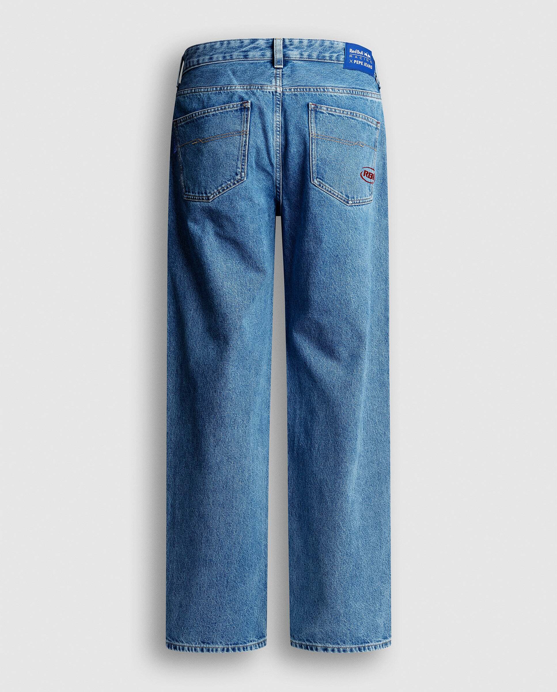 Imagen 5 de Jeans fit loose y tiro regular - Pepe Jeans - Azul Azul