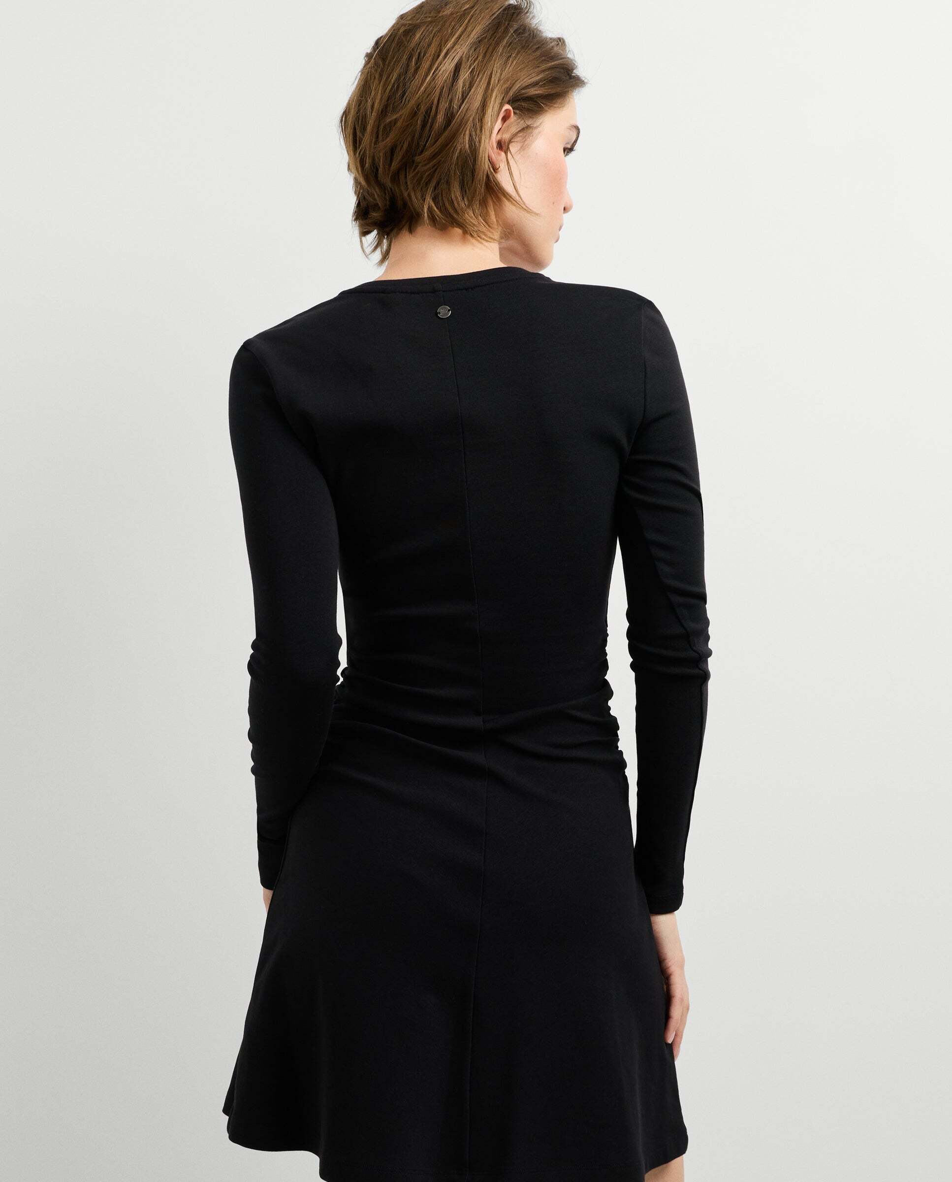 Vestido de mujer corto cuello redondo - Pepe Jeans - Negro Negro-3