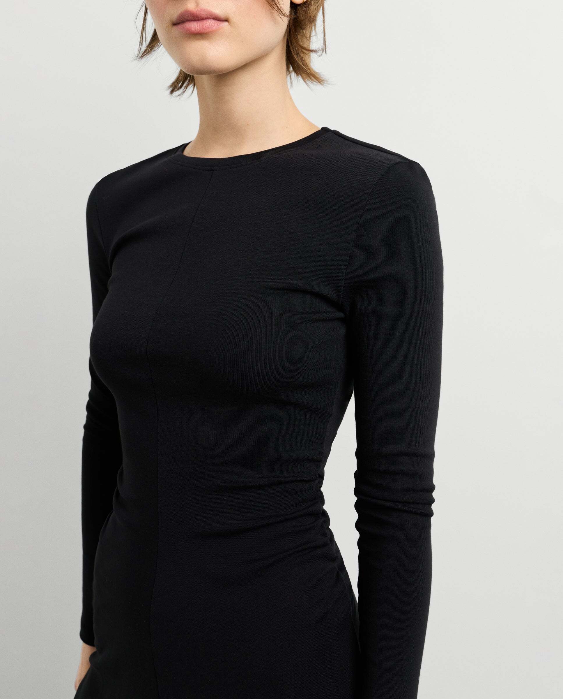 Vestido de mujer corto cuello redondo - Pepe Jeans - Negro Negro-4