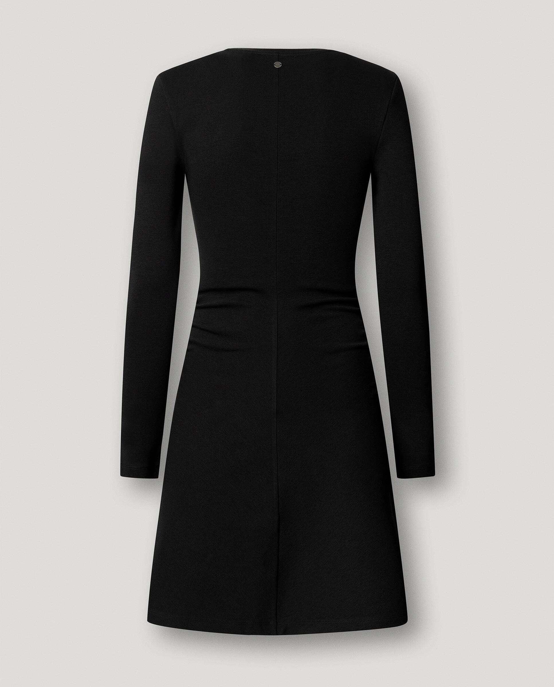 Vestido de mujer corto cuello redondo - Pepe Jeans - Negro Negro-5
