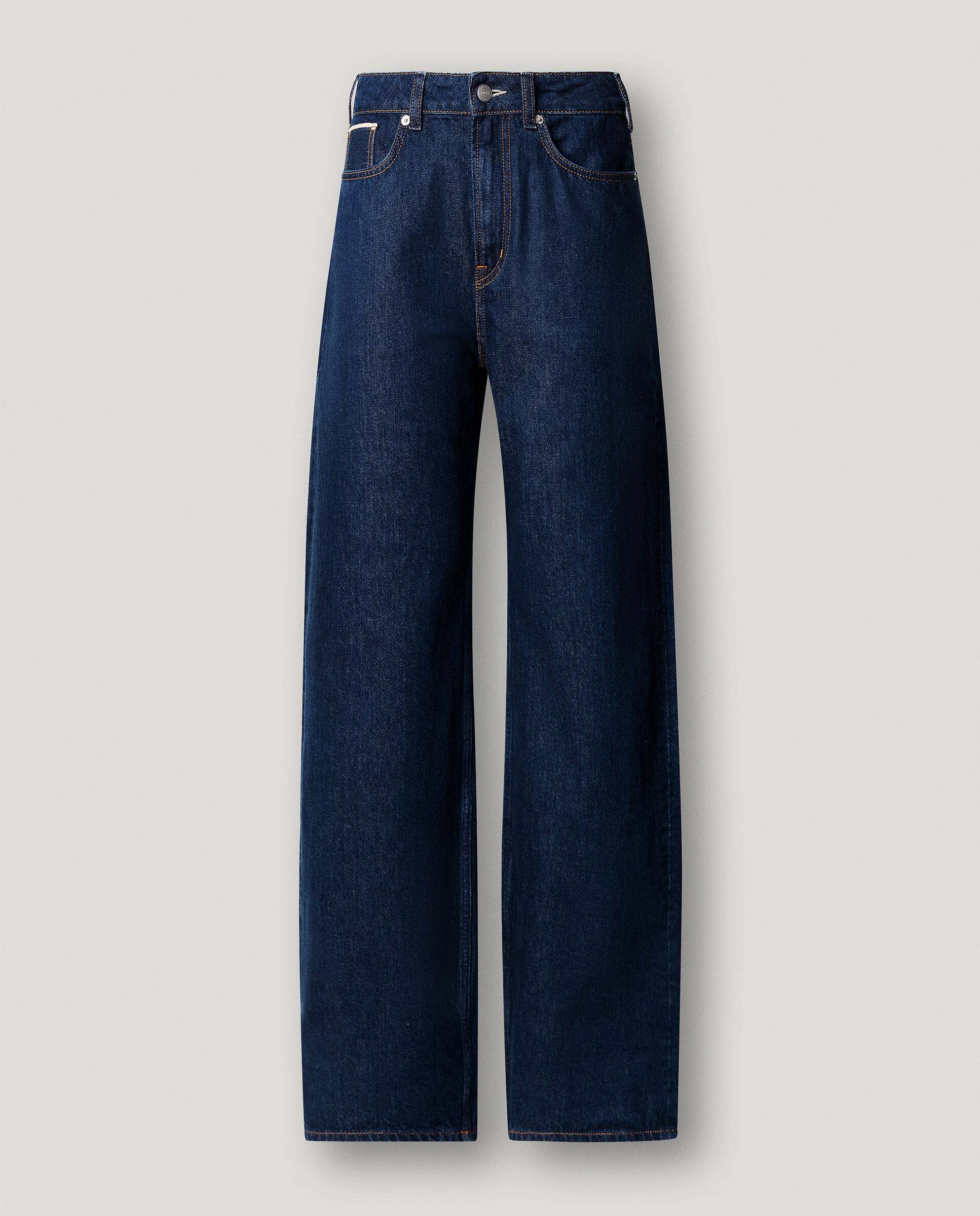 Vaquero de mujer fit recto tiro alto - Pepe Jeans - Índigo Índigo-6
