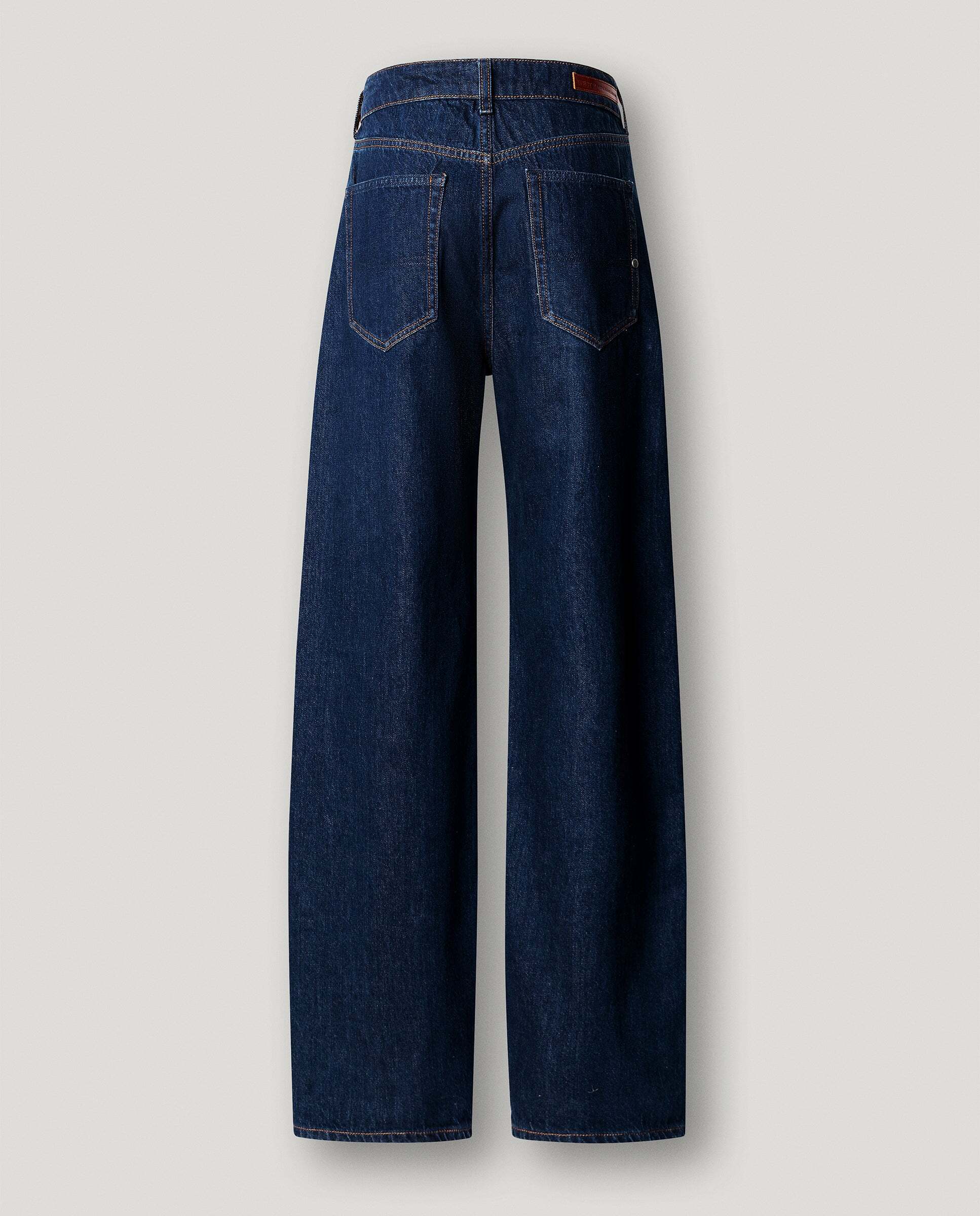 Vaquero de mujer fit recto tiro alto - Pepe Jeans - Índigo Índigo-5