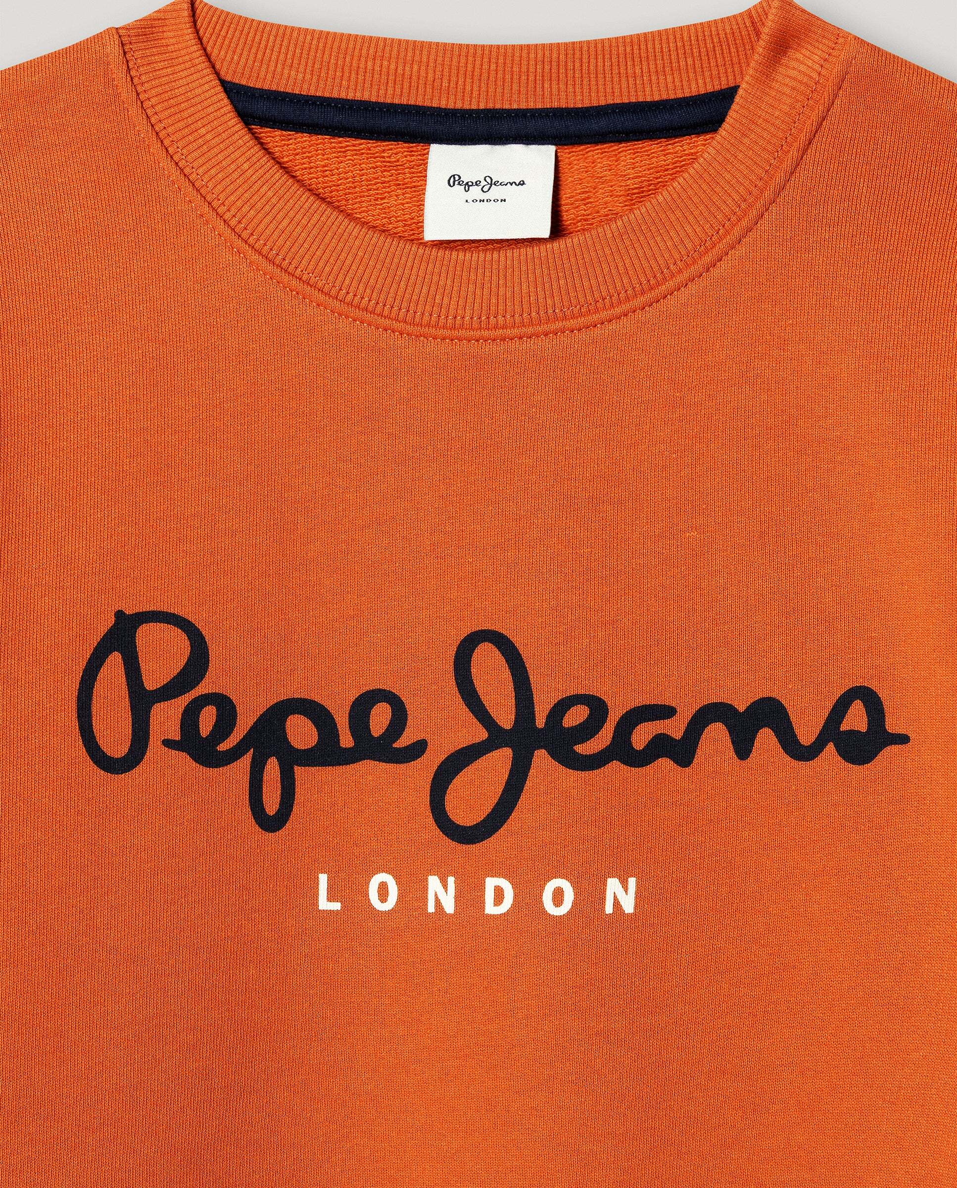 Sudadera de niño Art Crewneck - Pepe Jeans - Naranja Naranja-2
