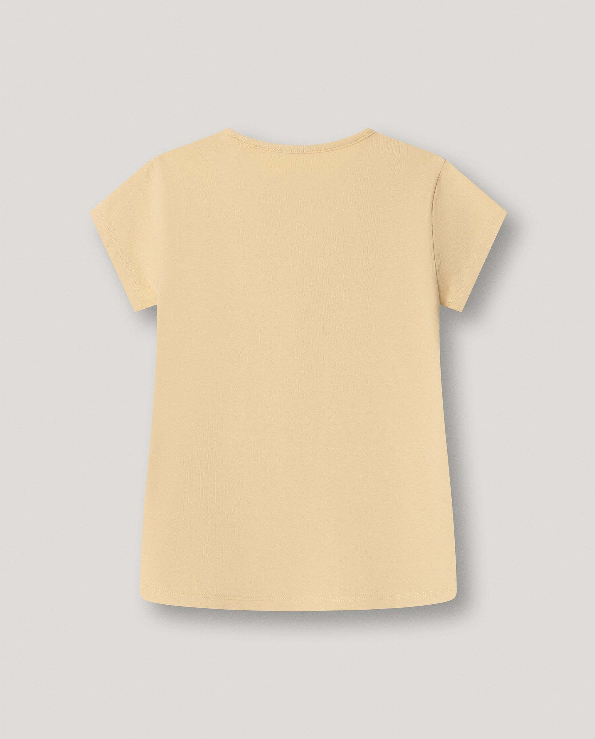 Camiseta de niña logo glitter fit slim - Pepe Jeans - Ocre Ocre-3