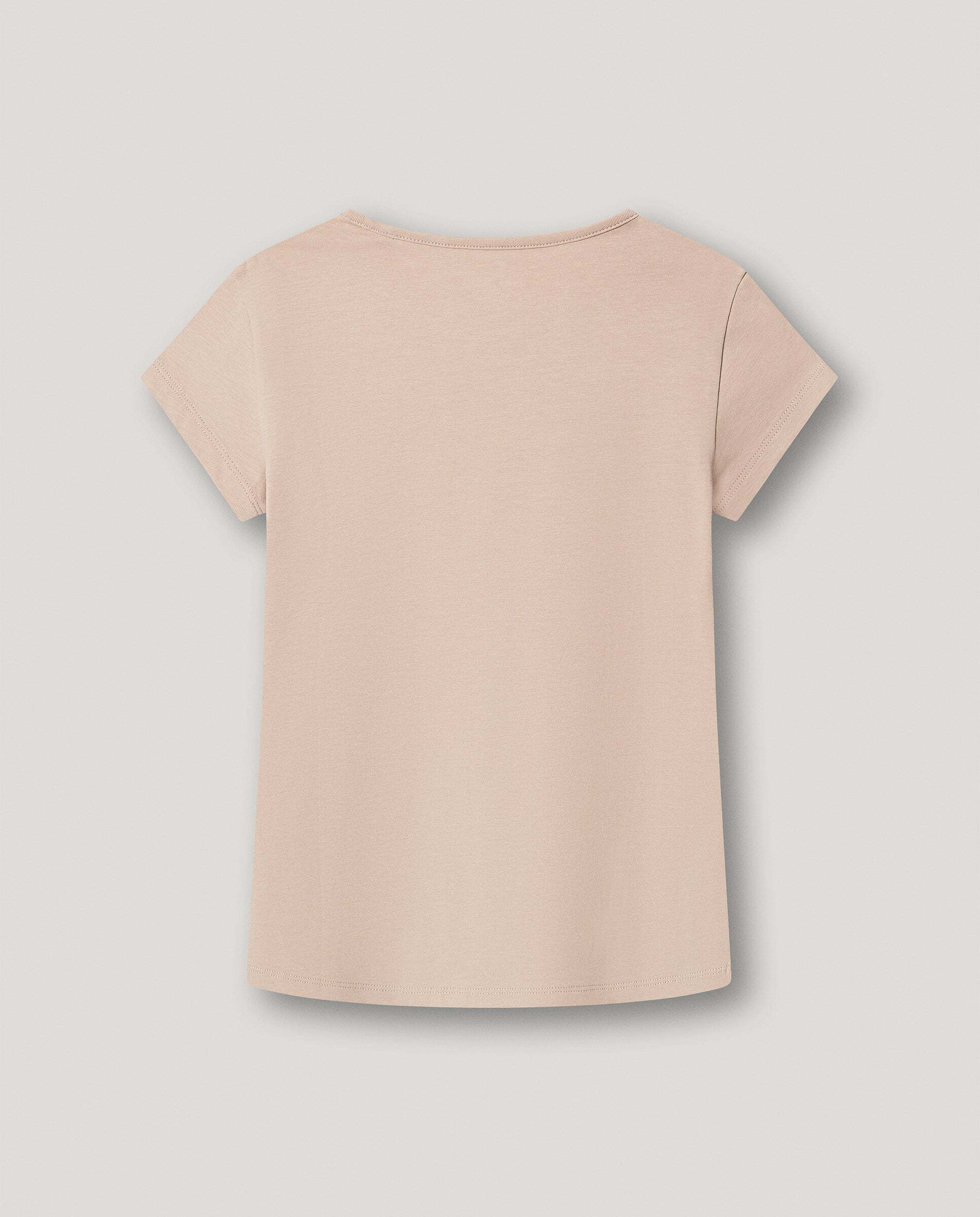 Camiseta de niña logo glitter fit slim - Pepe Jeans - Morado Morado-3