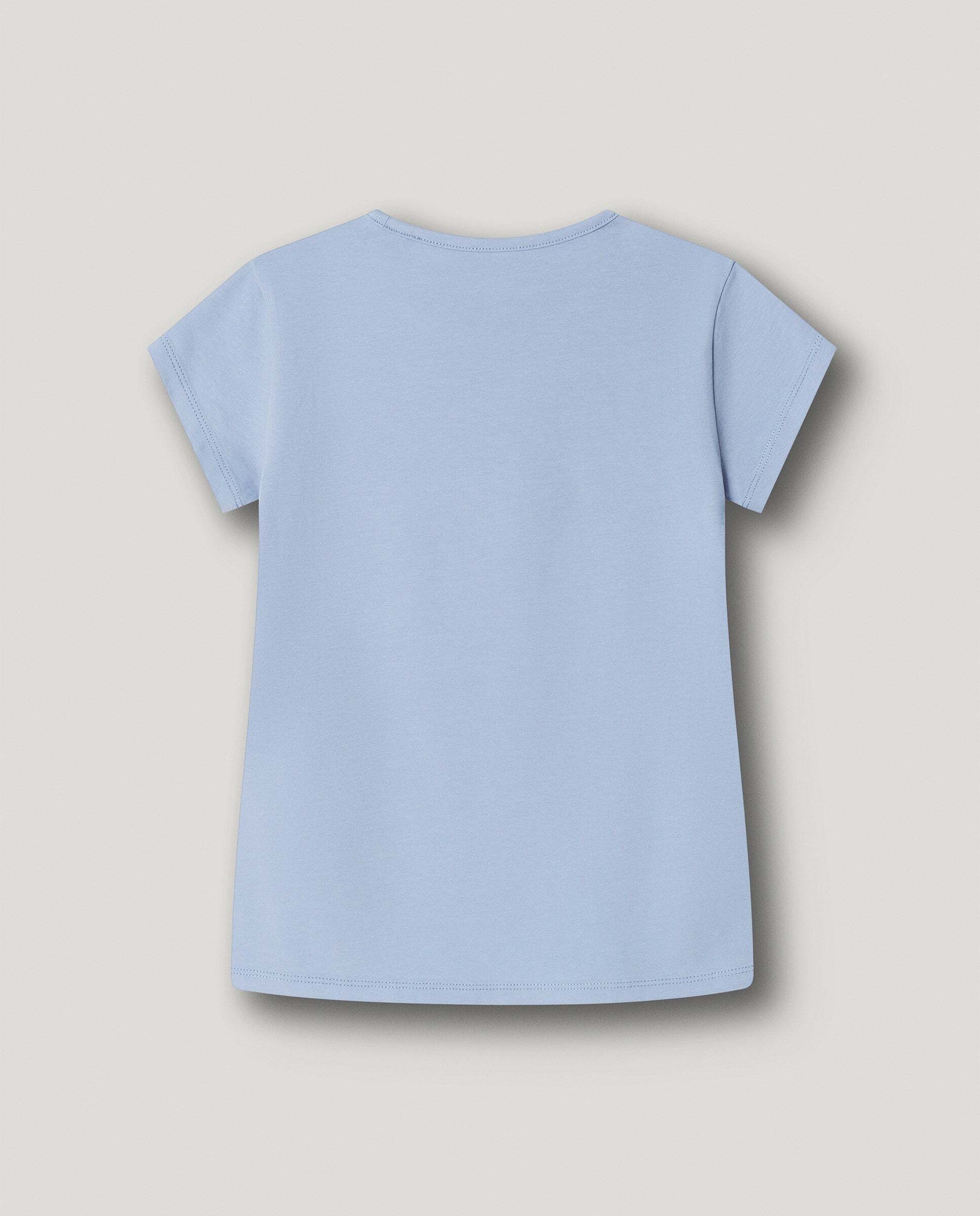 Camiseta de niña logo glitter fit slim - Pepe Jeans - Azul Azul-3