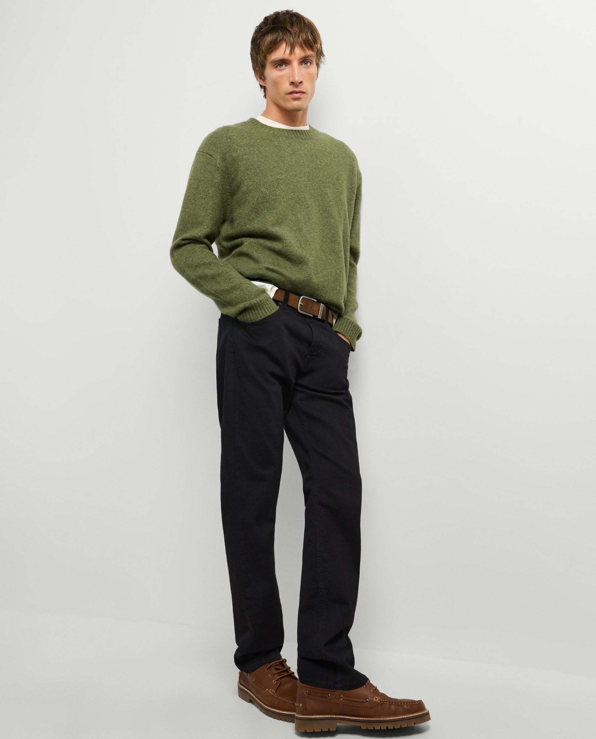 Vaquero de hombre fit recto tiro regular - Pepe Jeans - Negro Negro-1