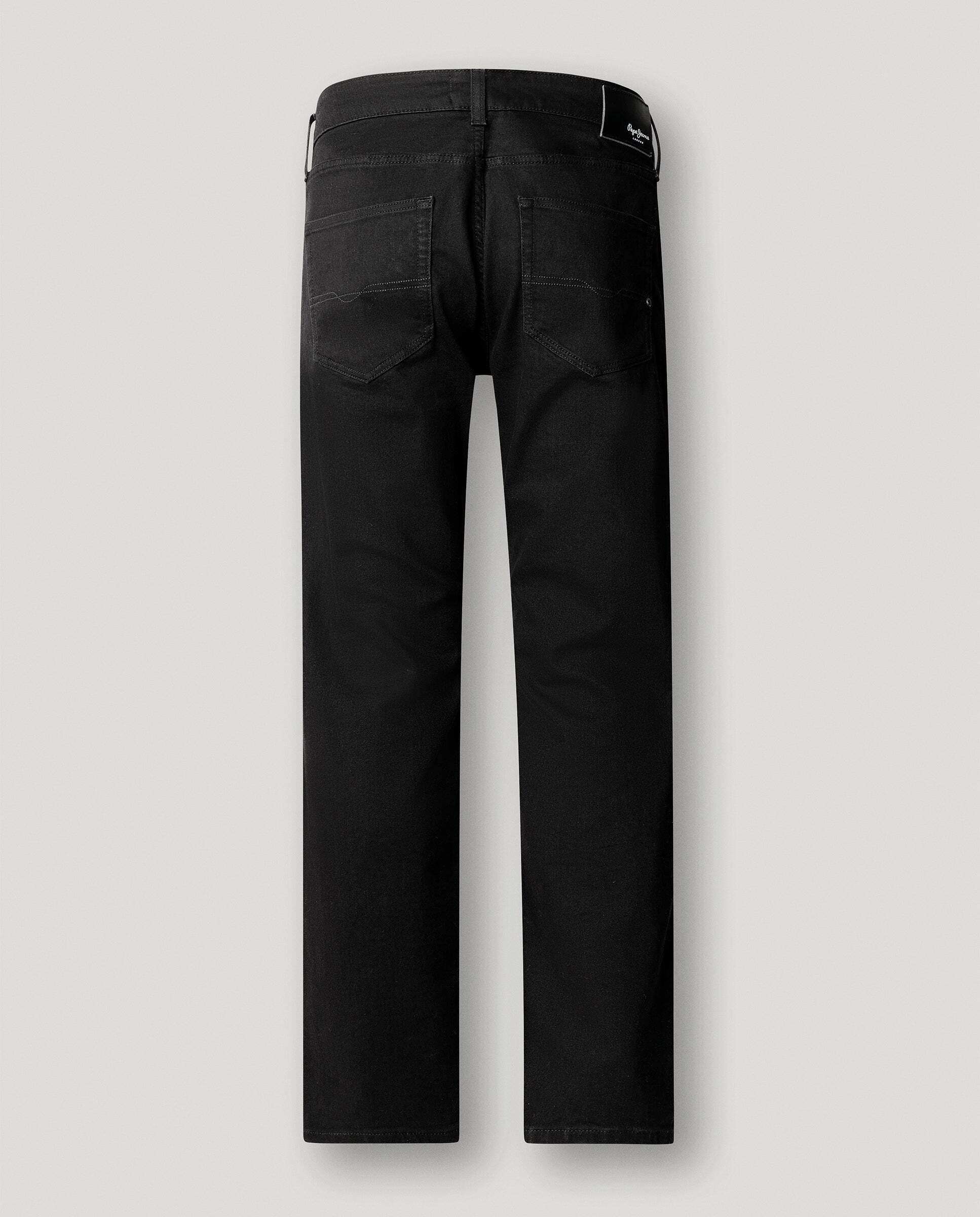 Vaquero de hombre fit recto tiro regular - Pepe Jeans - Negro Negro-5