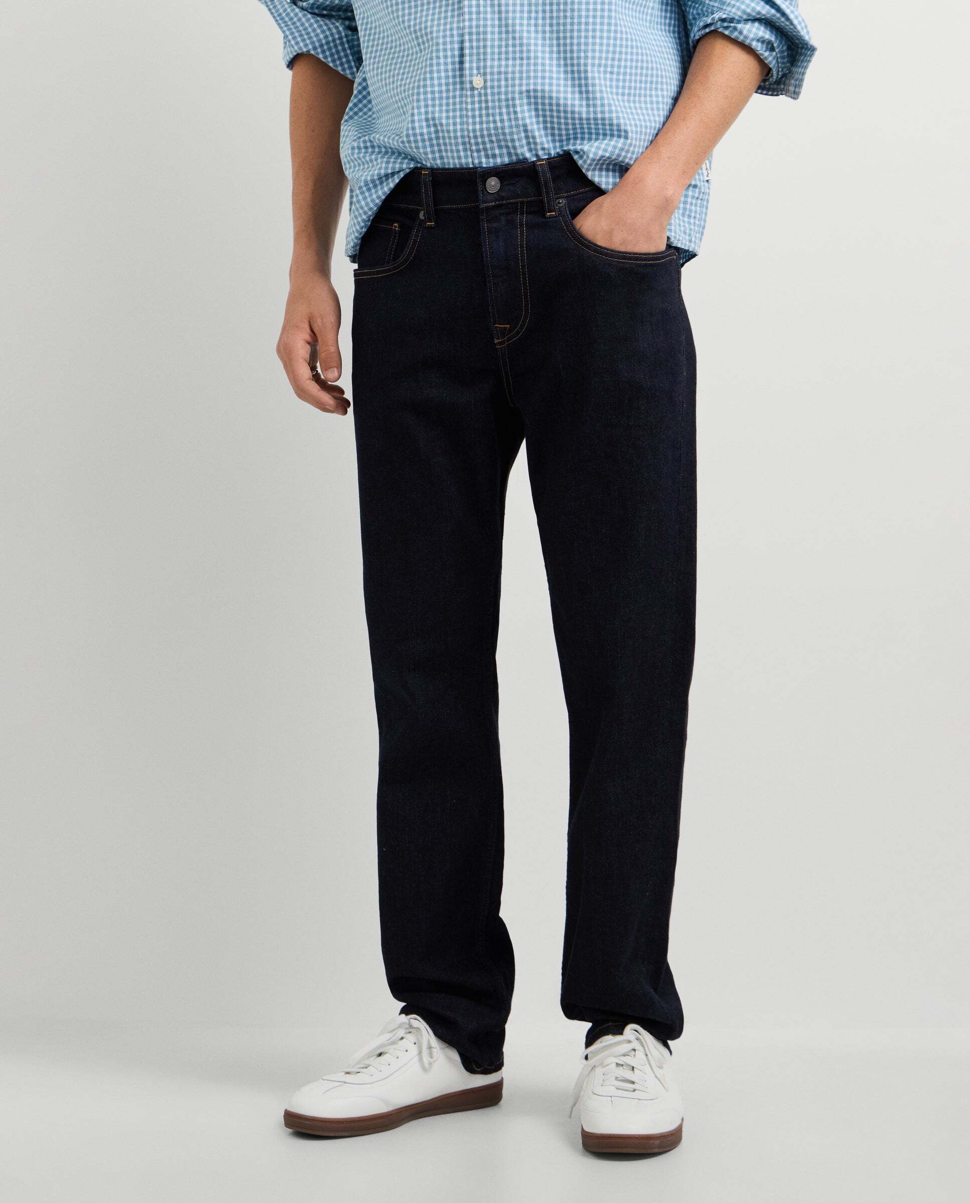Vaquero de hombre fit recto tiro regular - Pepe Jeans - Índigo Índigo-2