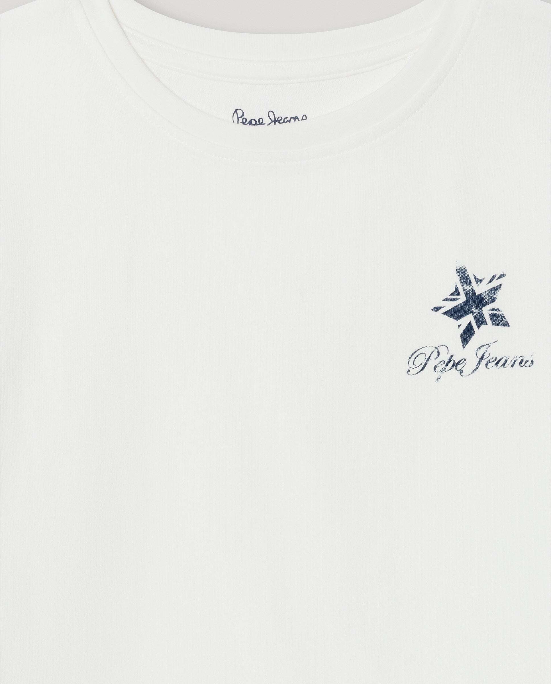 Camiseta de niña estampada fit relaxed - Pepe Jeans - Blanco Blanco-2