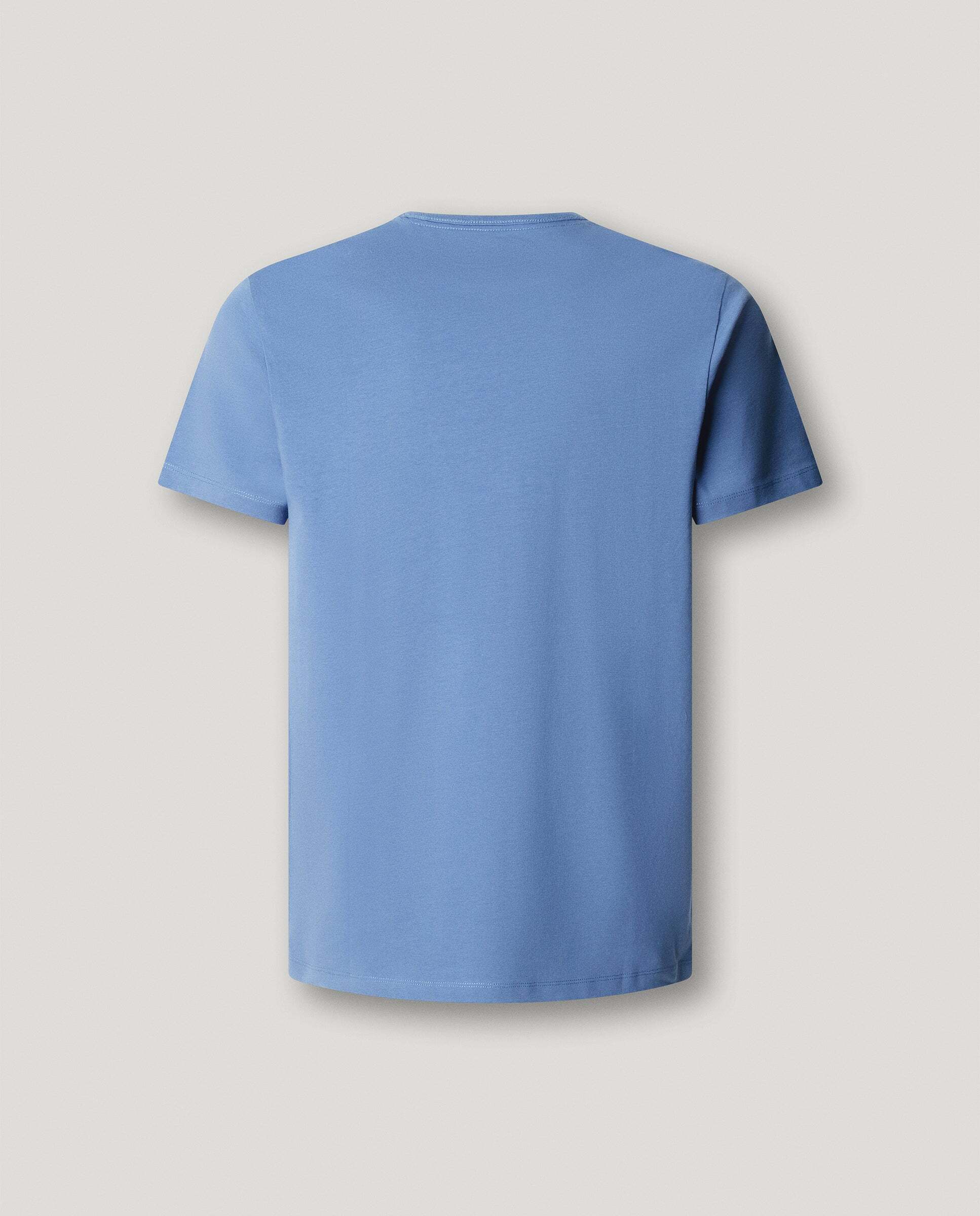 Camiseta de hombre logo estampado fit slim - Pepe Jeans - Azul Océano Azul Océano-5