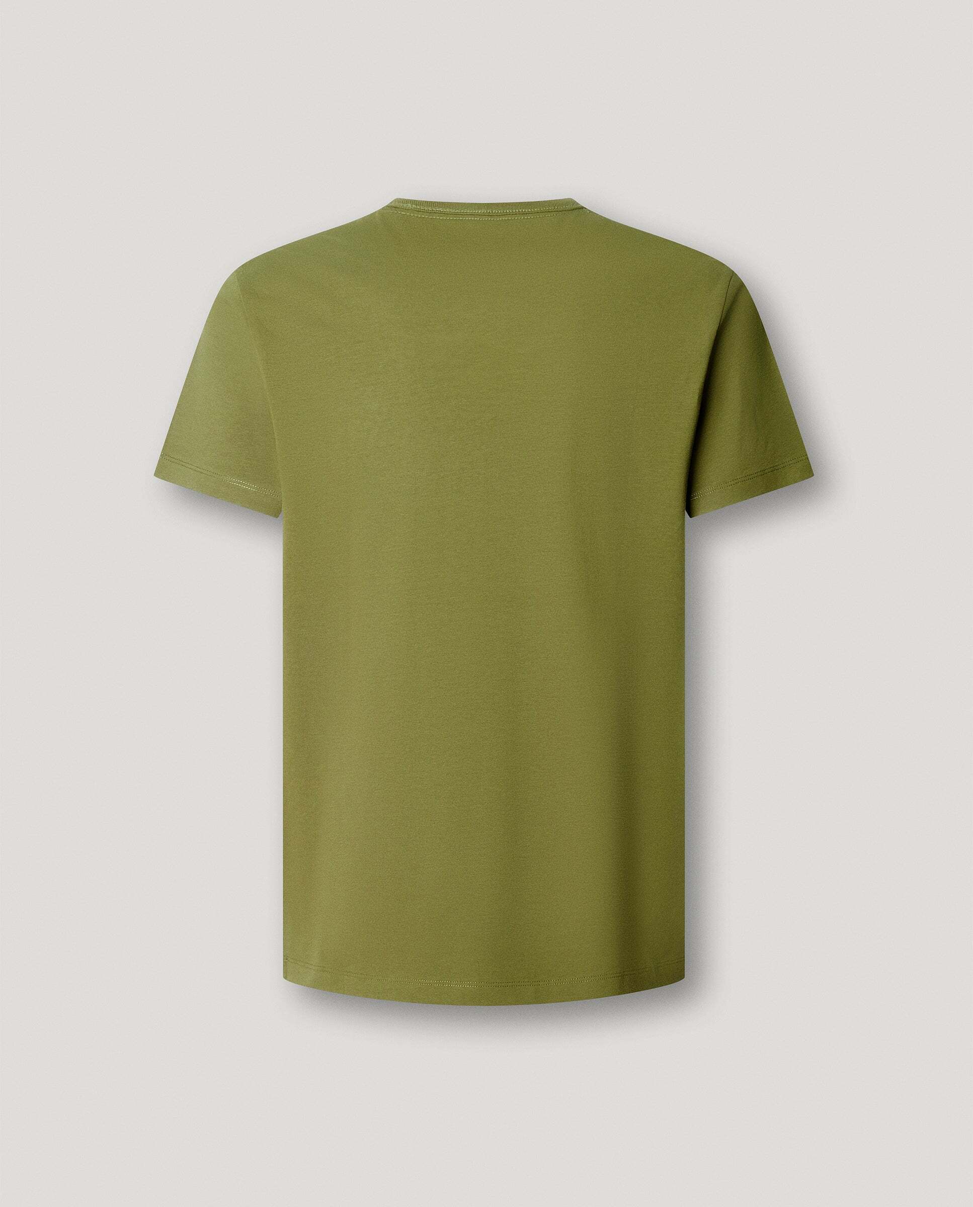 Camiseta de hombre logo estampado fit slim - Pepe Jeans - Verde Verde-5