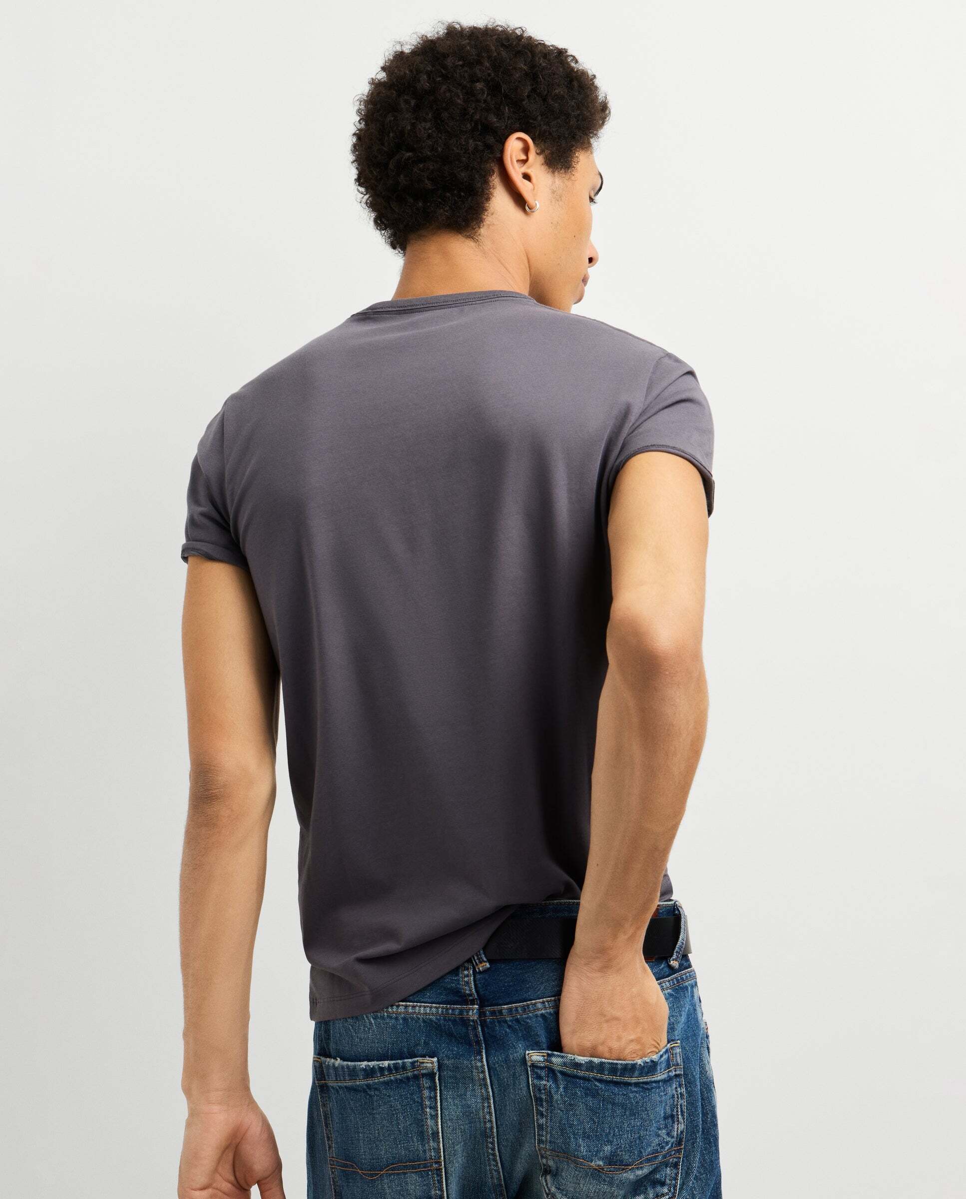 Imagen 3 de Camiseta de hombre logo estampado fit slim - Pepe Jeans - Gris oscuro Gris oscuro