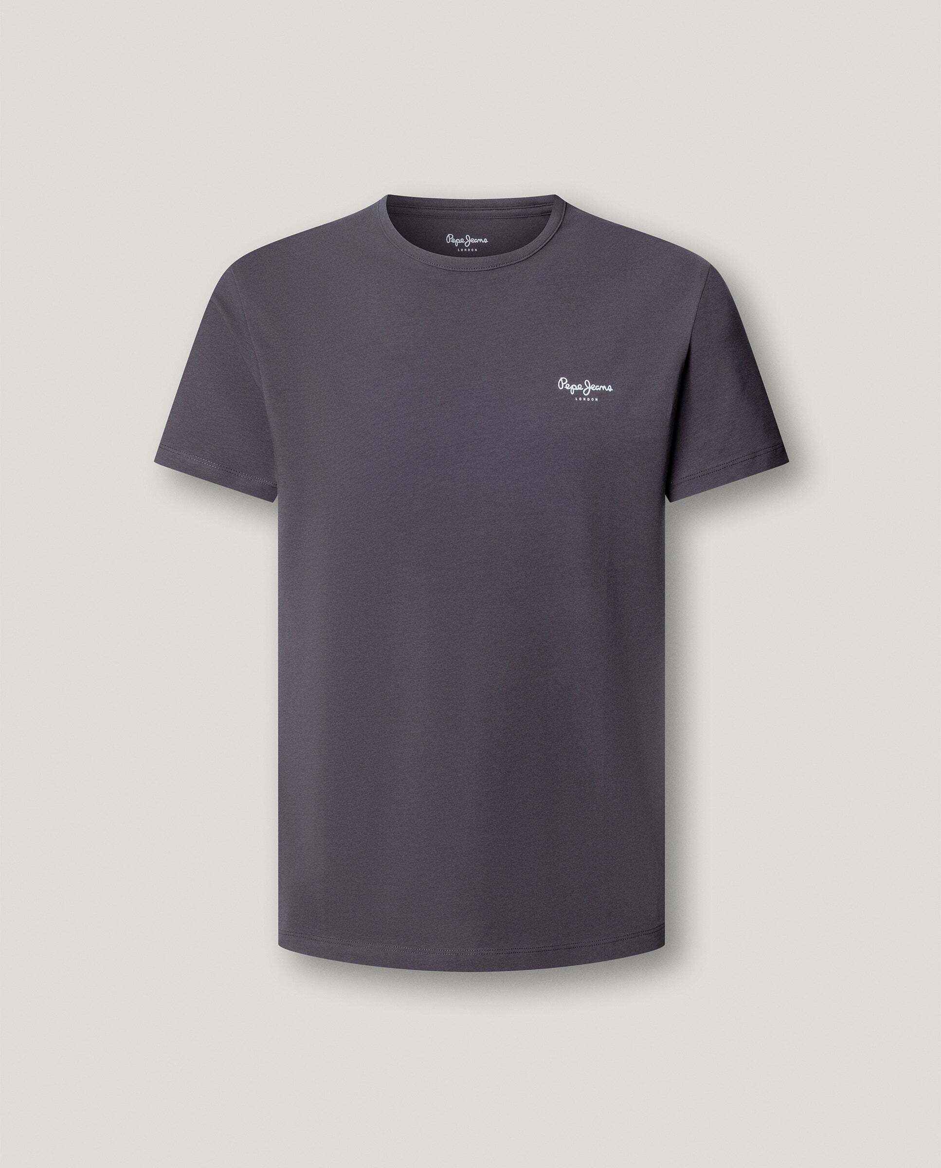 Imagen 6 de Camiseta de hombre logo estampado fit slim - Pepe Jeans - Gris oscuro Gris oscuro