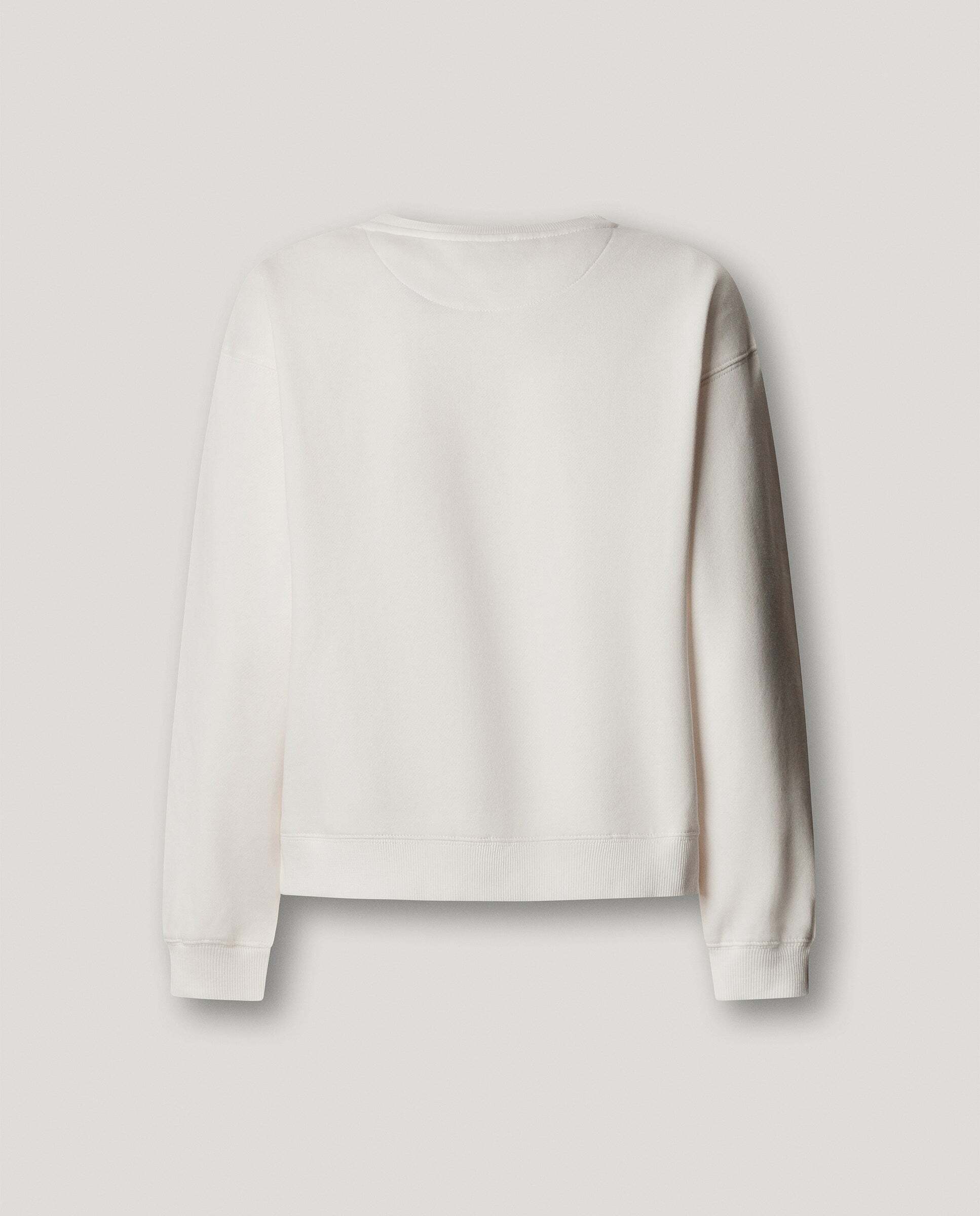 Sudadera de mujer cuello redondo estampada - Pepe Jeans - Blanco Blanco-4