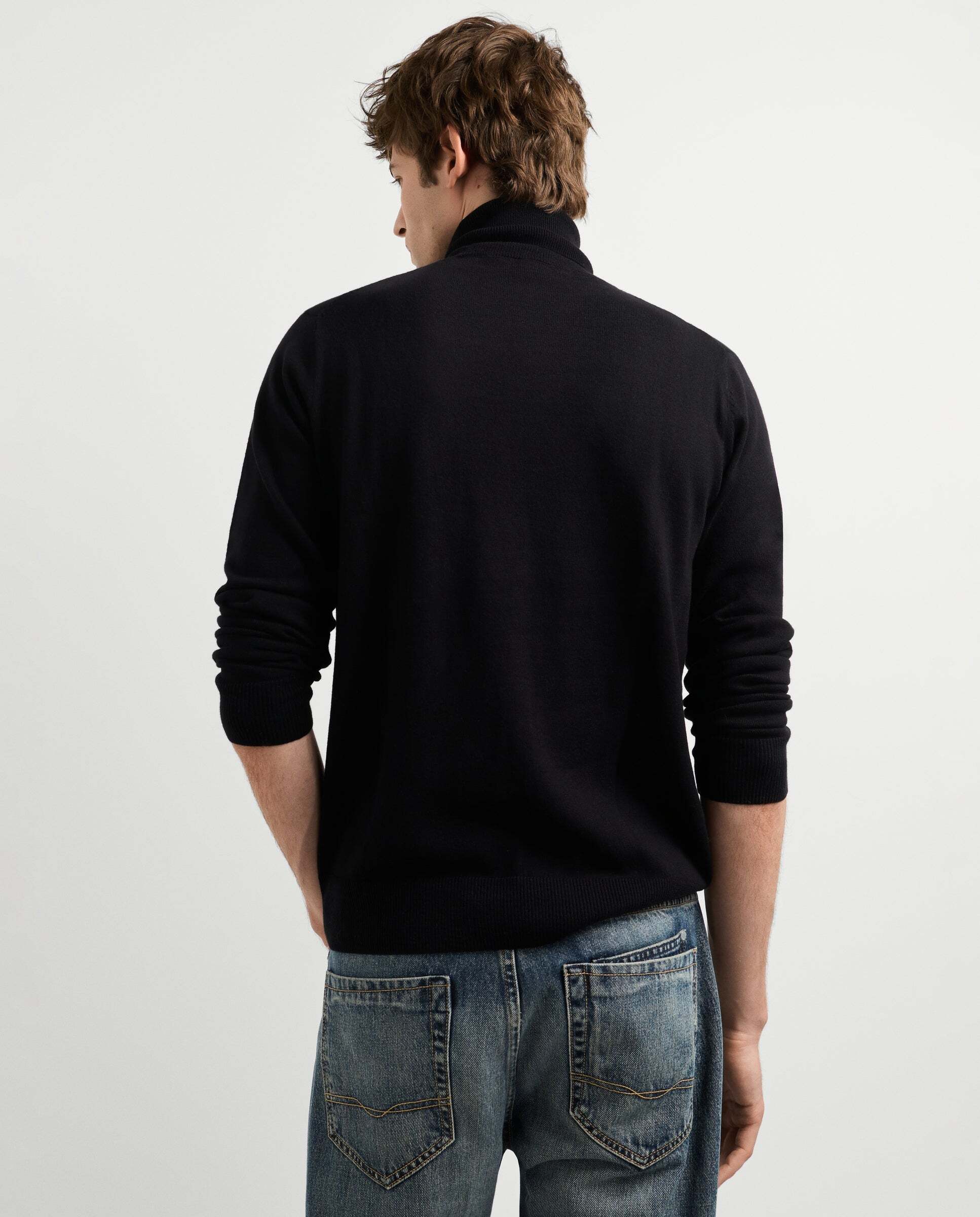 Imagen 3 de Jersey de hombre punto cuello alto fit regular - Pepe Jeans - Negro Negro
