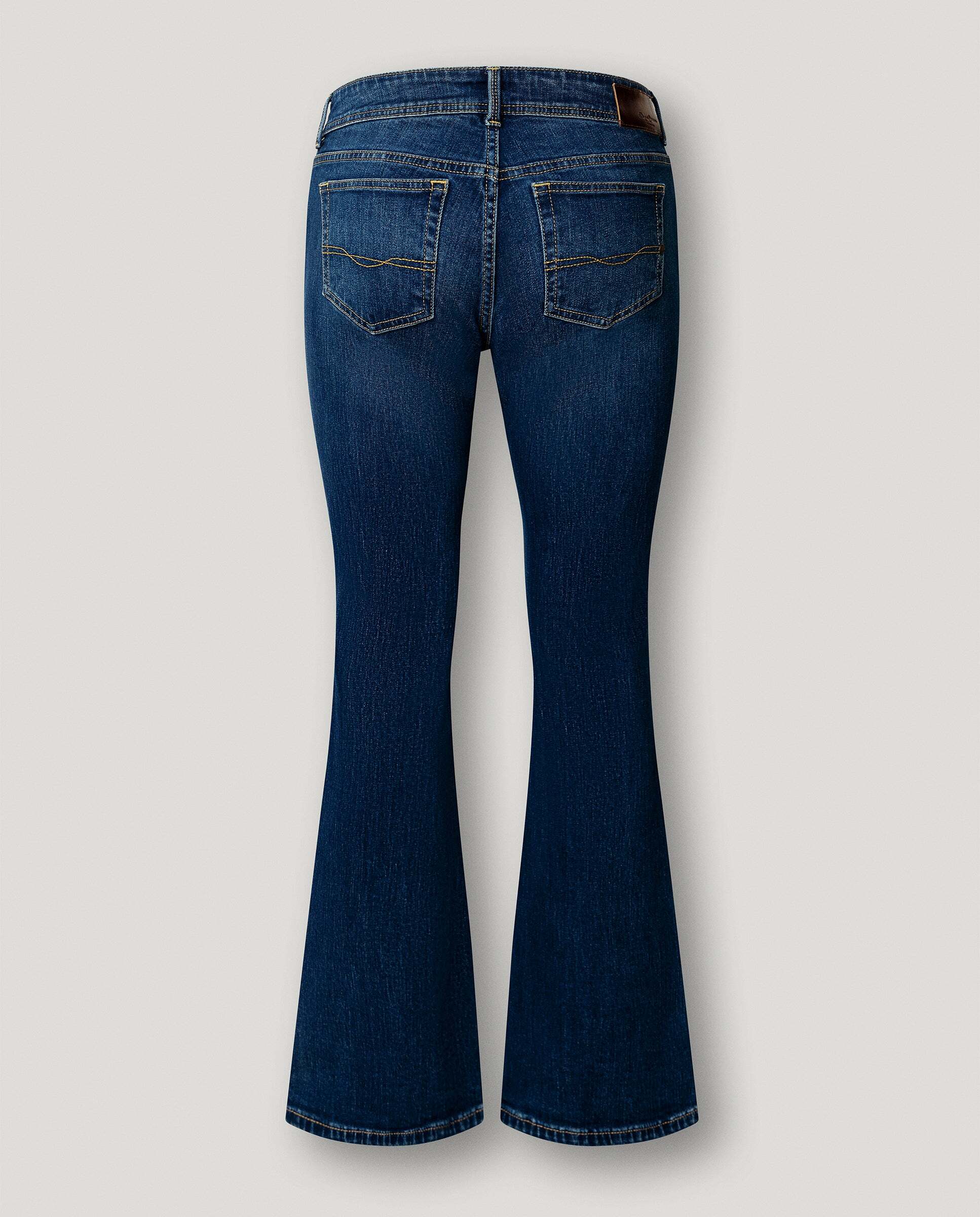 Vaquero de mujer fit flare tiro bajo - Pepe Jeans - Azul Azul-5