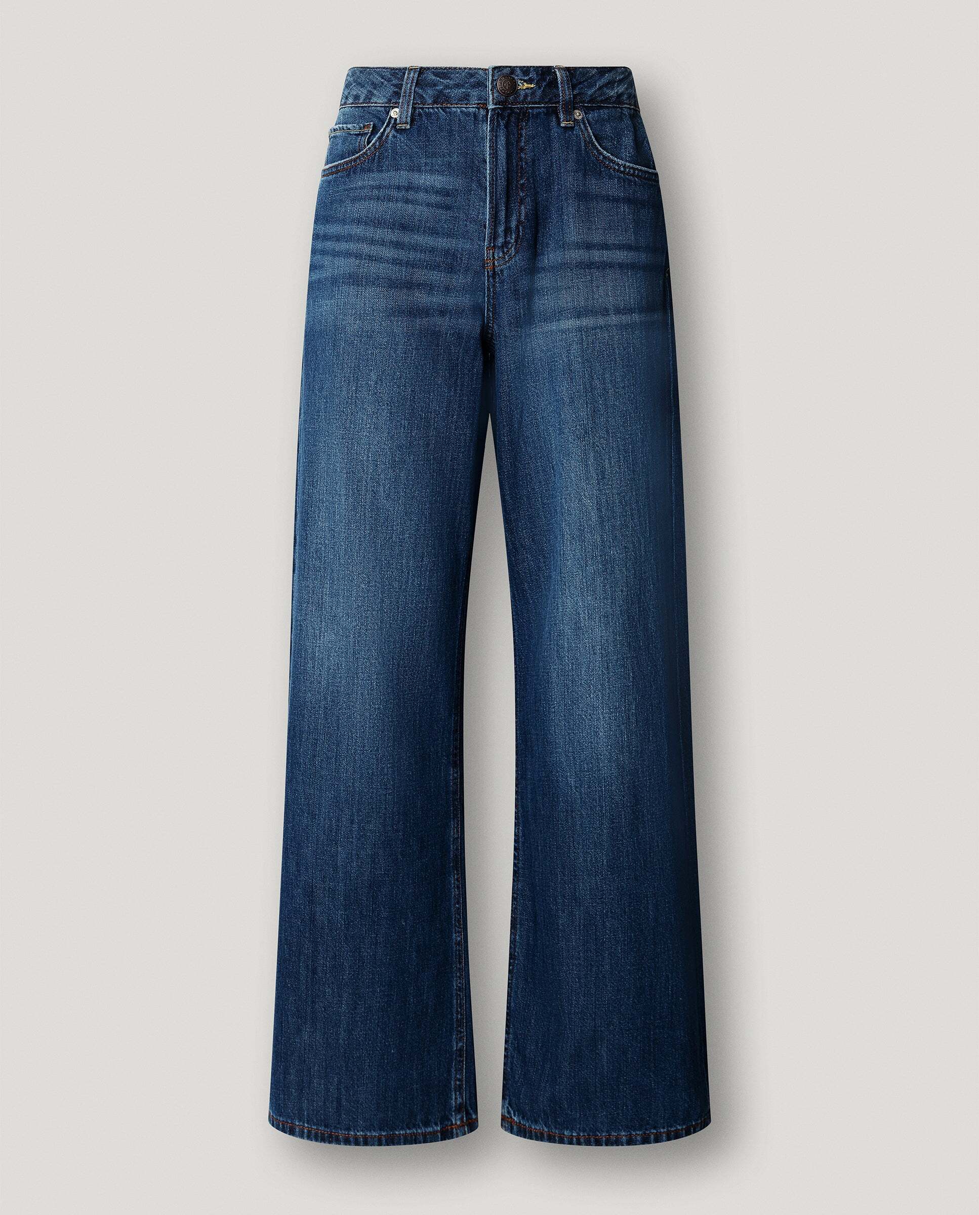 Imagen 6 de Vaquero de mujer fit wide tiro medio - Pepe Jeans - Azul Azul