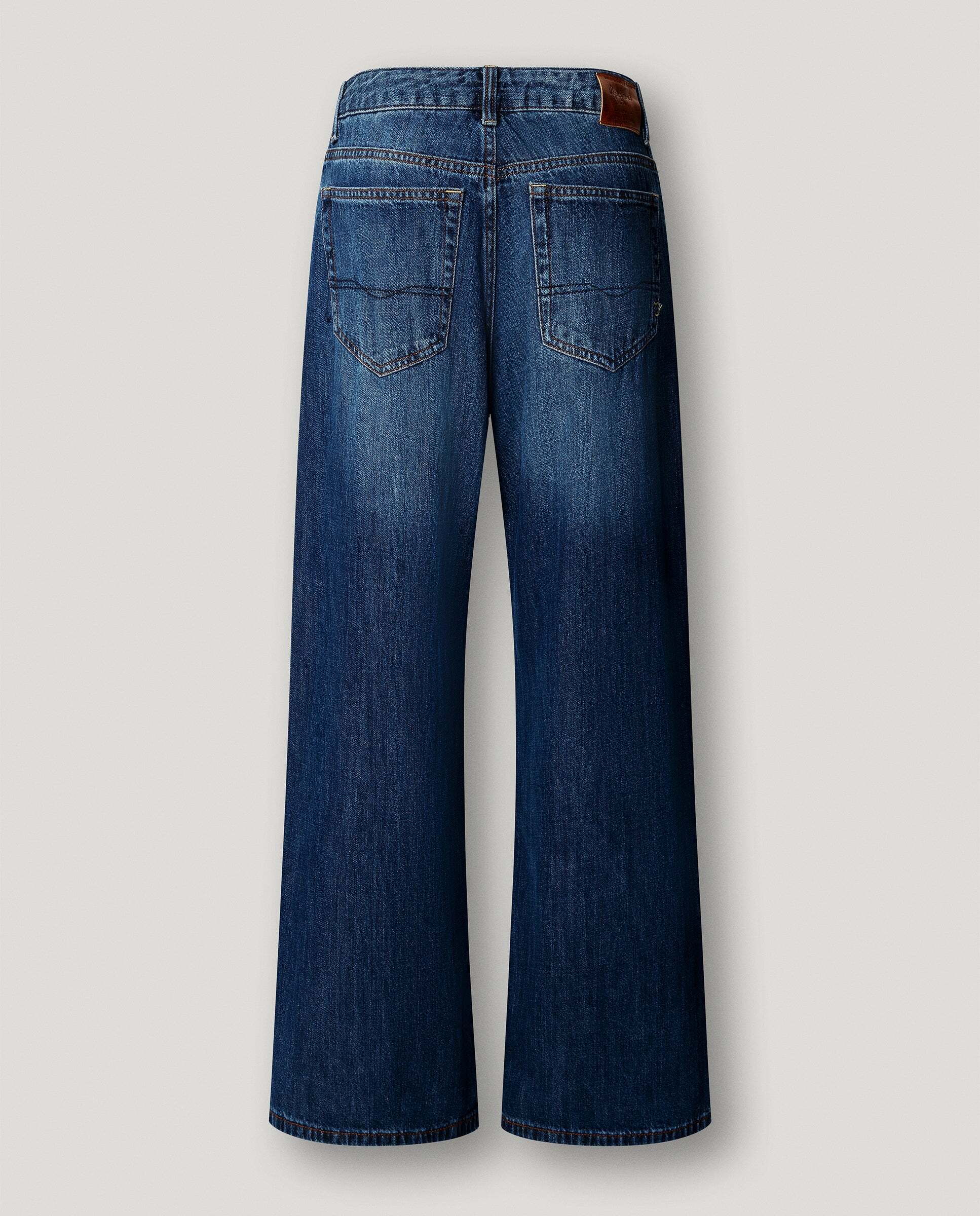 Imagen 5 de Vaquero de mujer fit wide tiro medio - Pepe Jeans - Azul Azul